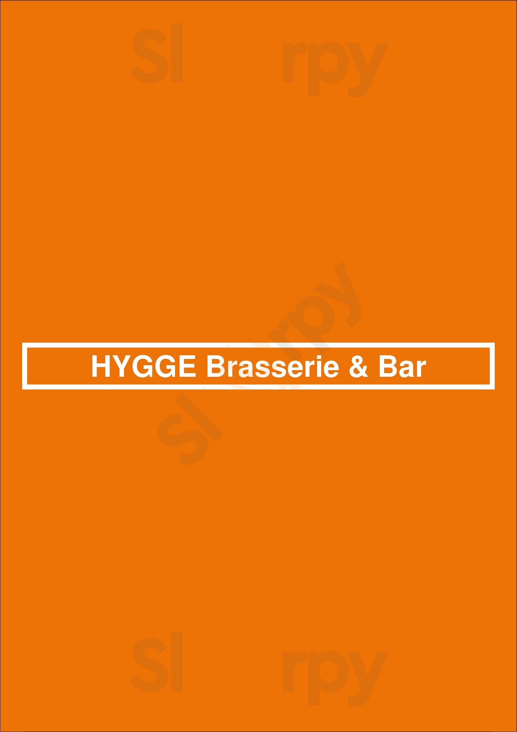 Hygge Brasserie & Bar Hamburg Menu - 1