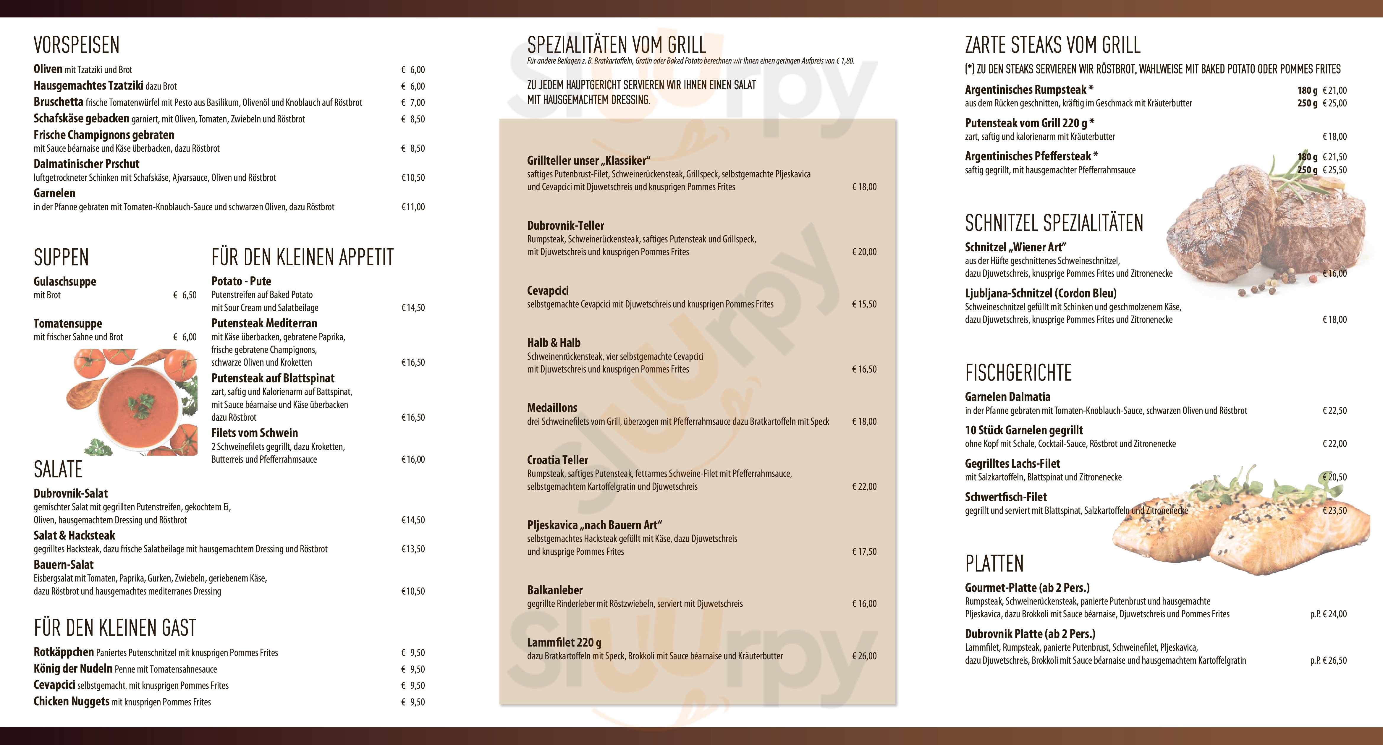 Restaurant Dubrovnik Hamburg Menu - 1