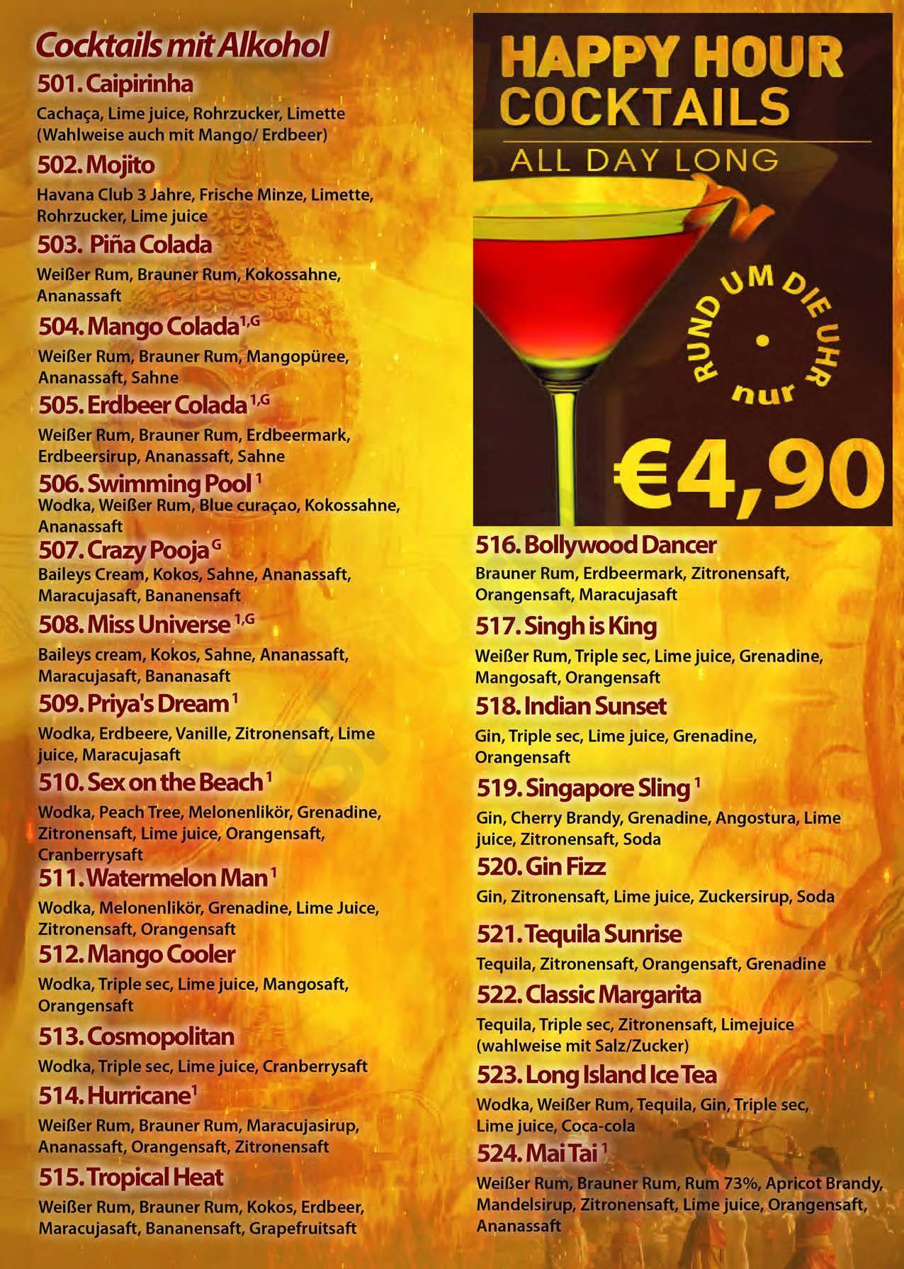 Vedis Berlin Menu - 1