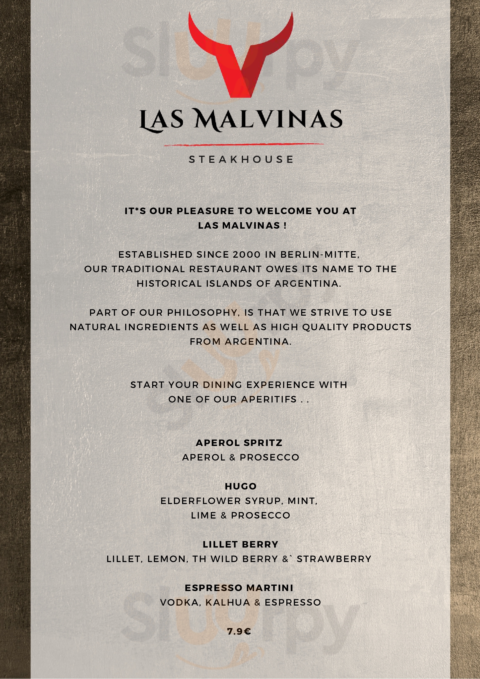 Las Malvinas Steakhouse Berlin Menu - 1