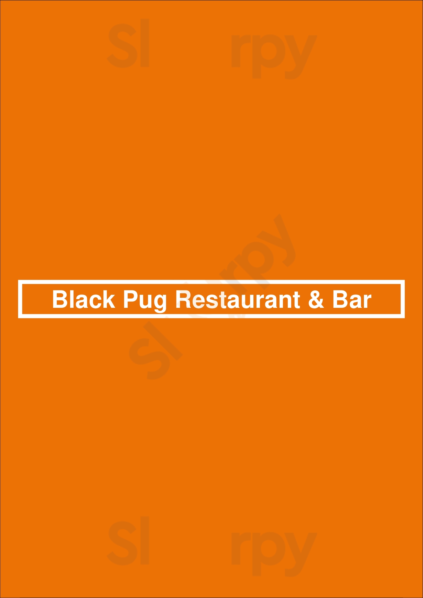 Black Pug Restaurant & Bar Berlin Menu - 1