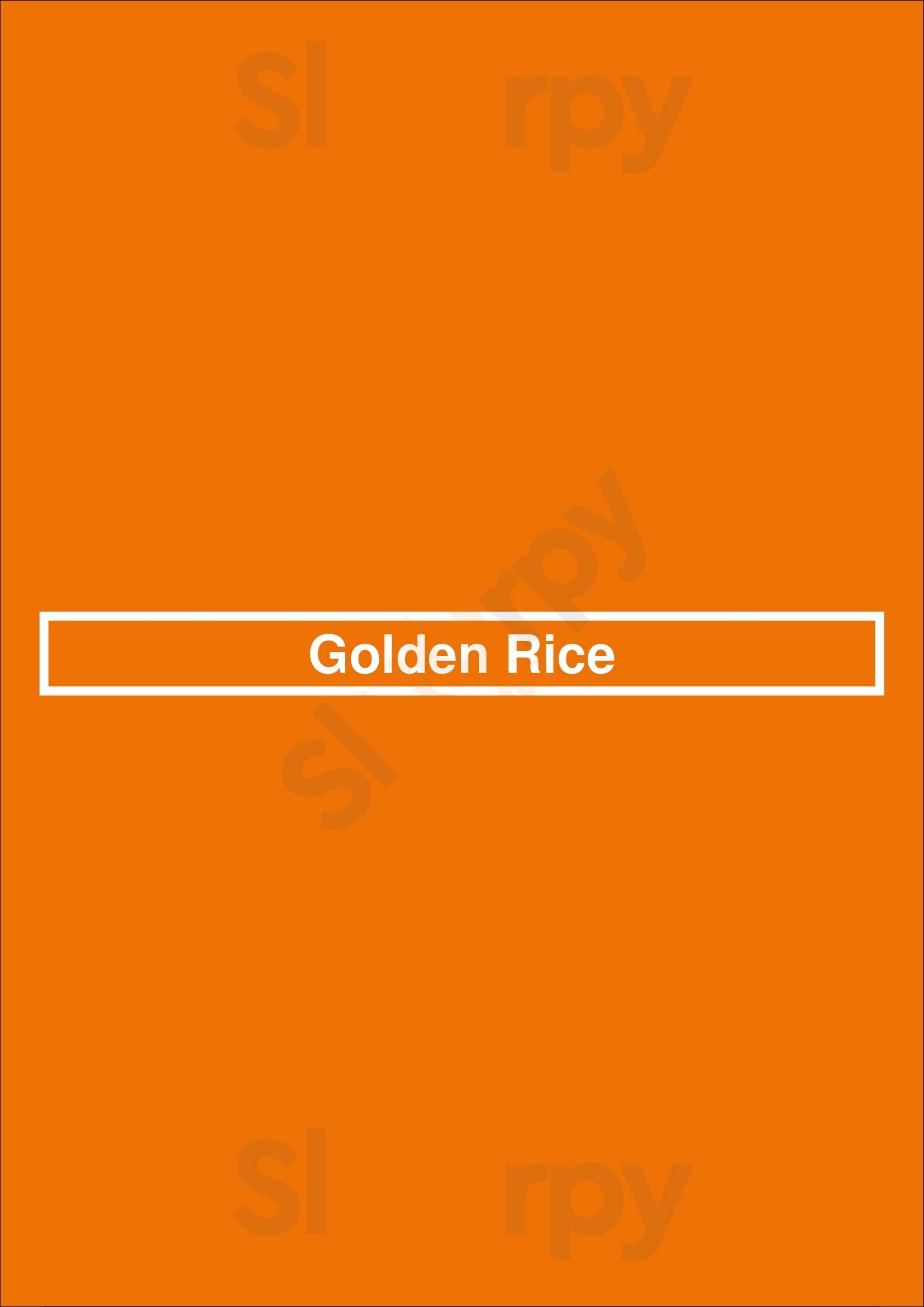 Golden Rice Berlin Menu - 1