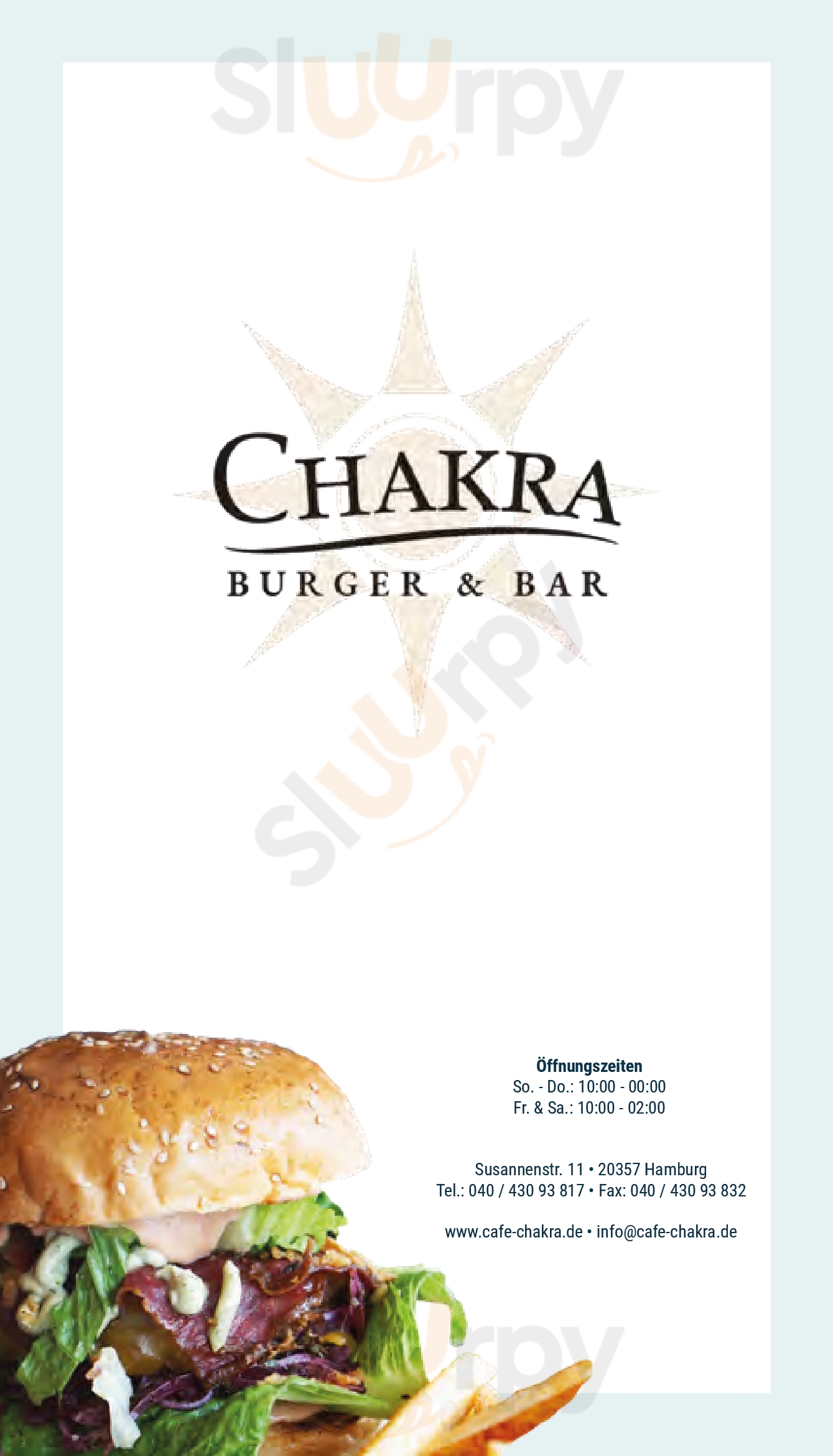 Chakra Cafe Hamburg Menu - 1
