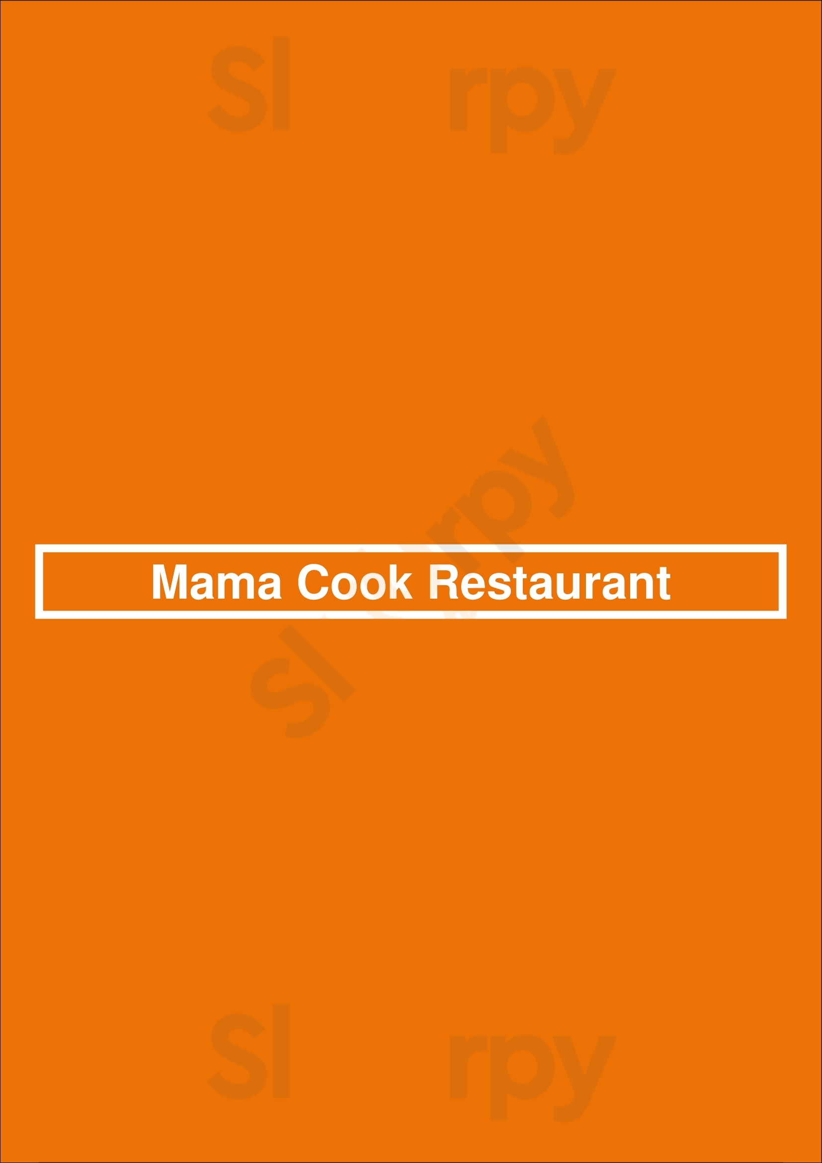 Mama Cook Restaurant Berlin Menu - 1