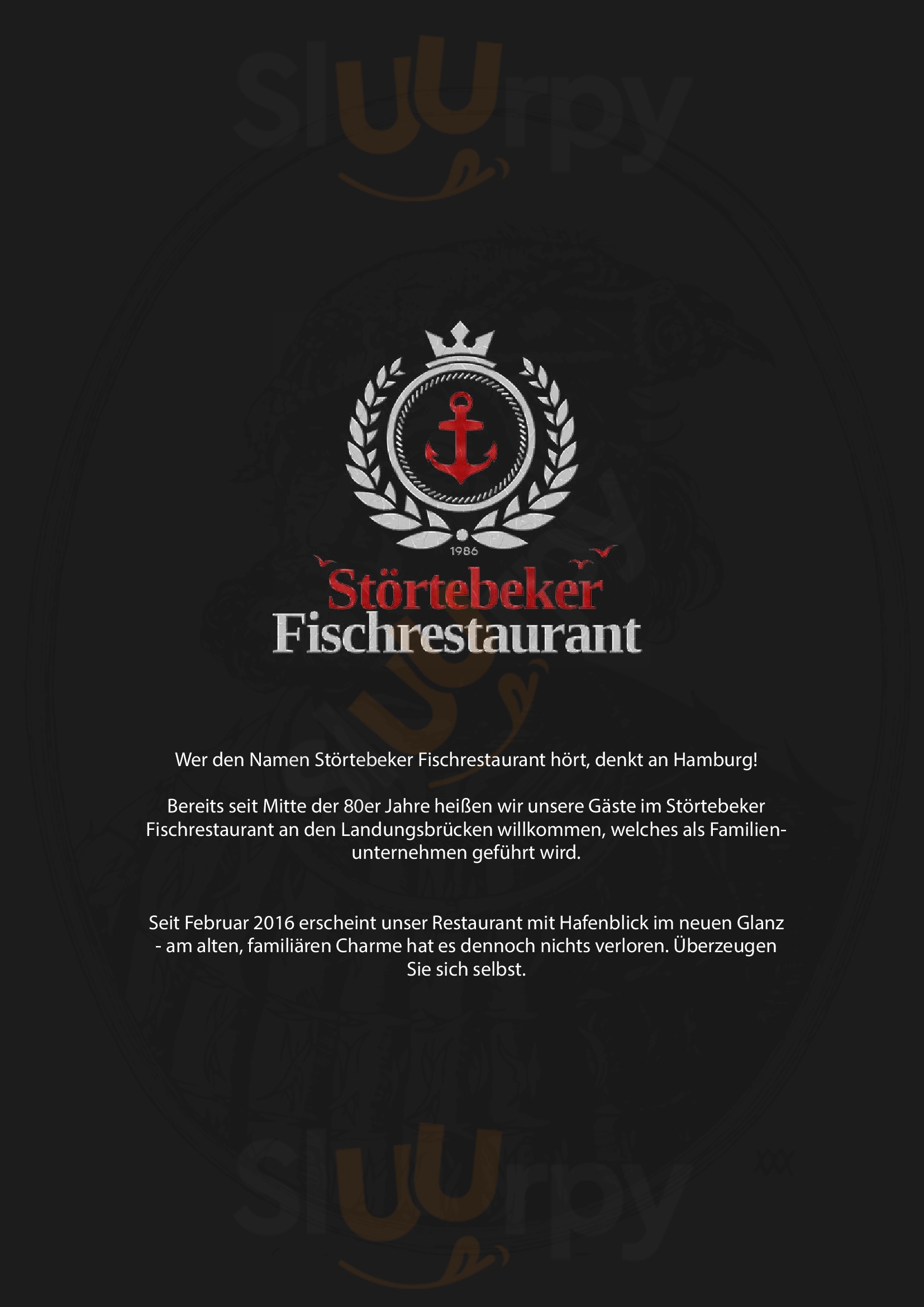 Störtebeker Fischrestaurant Hamburg Menu - 1