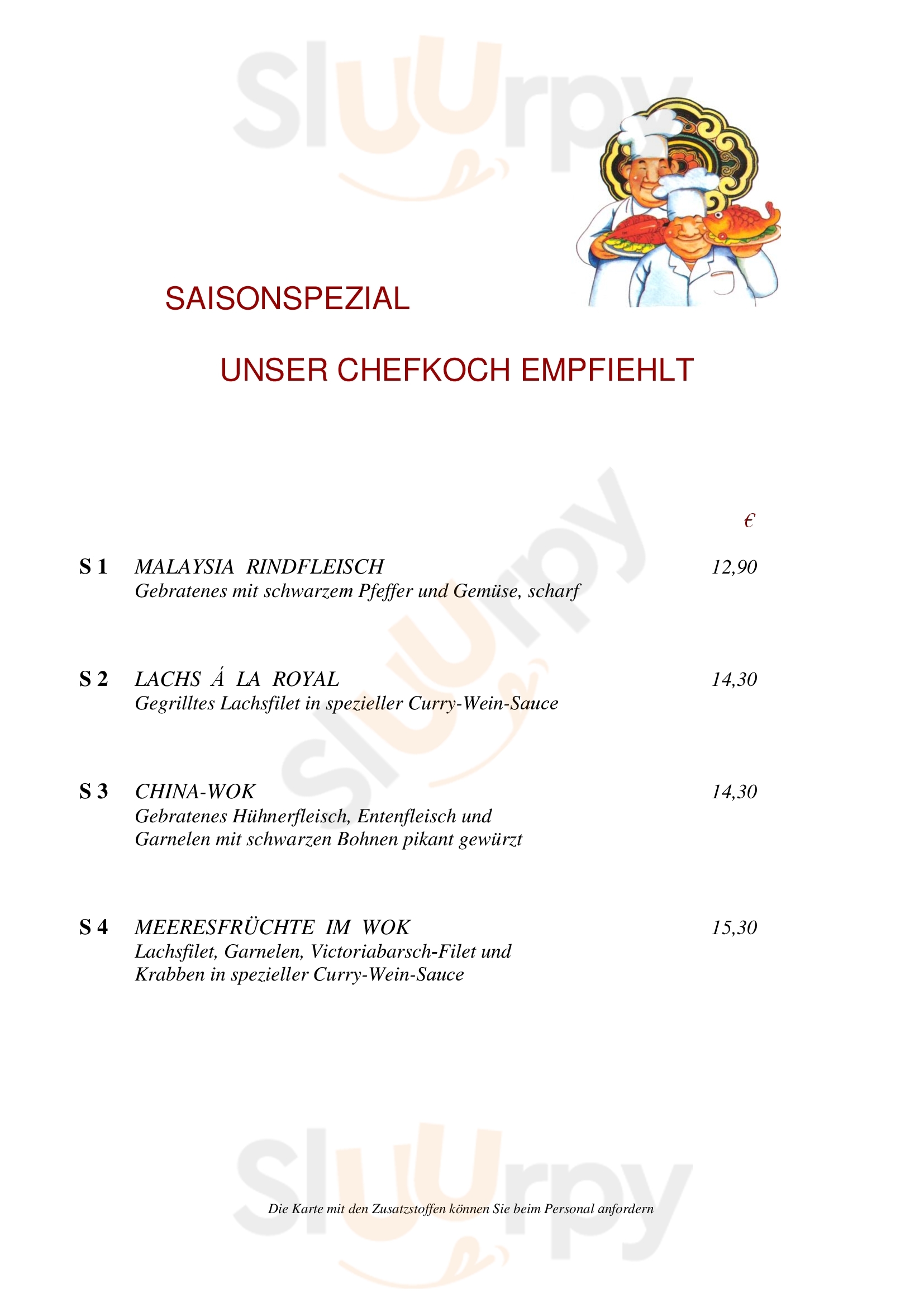 Ho / Schnelsen Hamburg Menu - 1