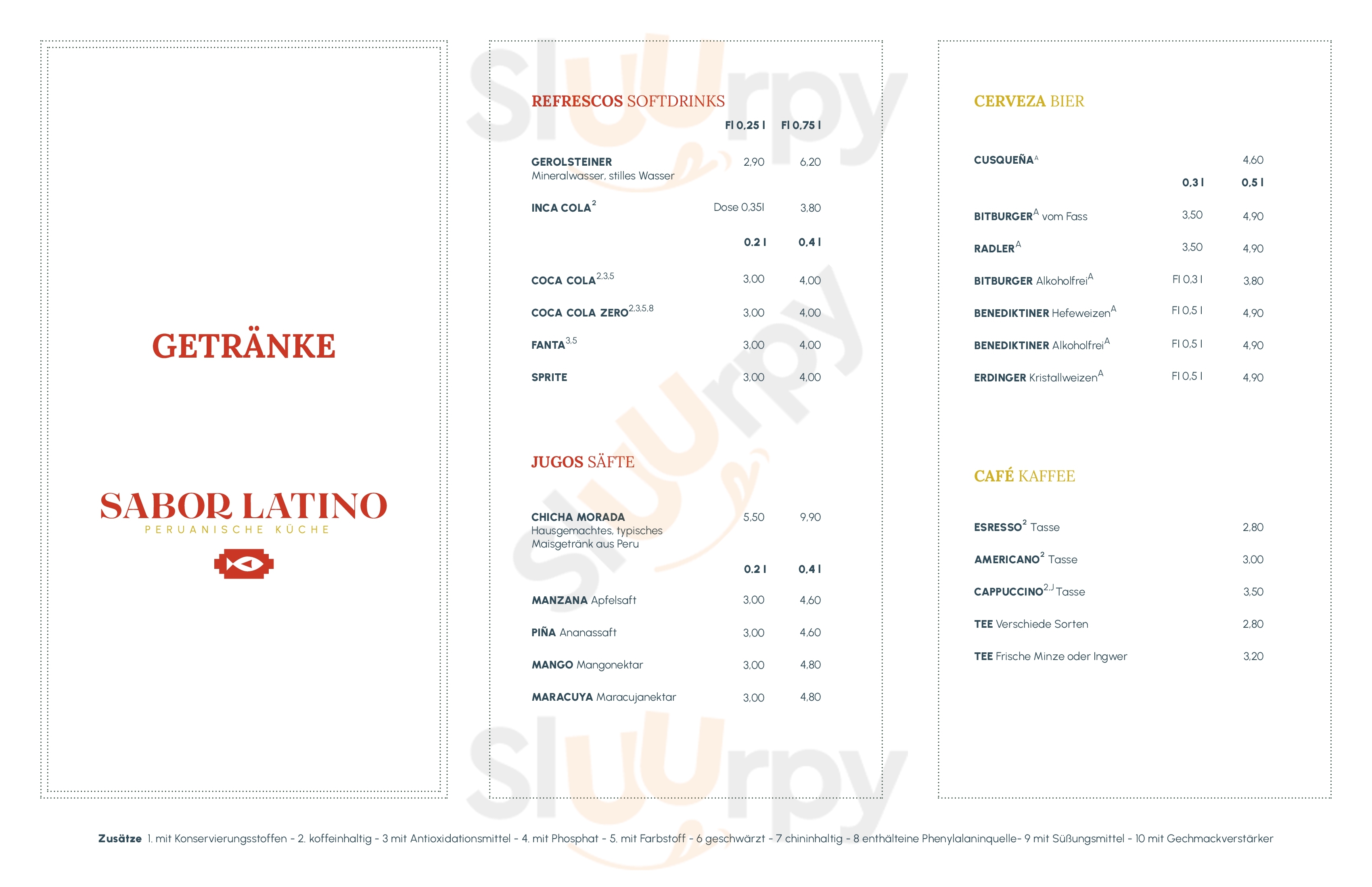 Sabor Latino Berlin Menu - 1