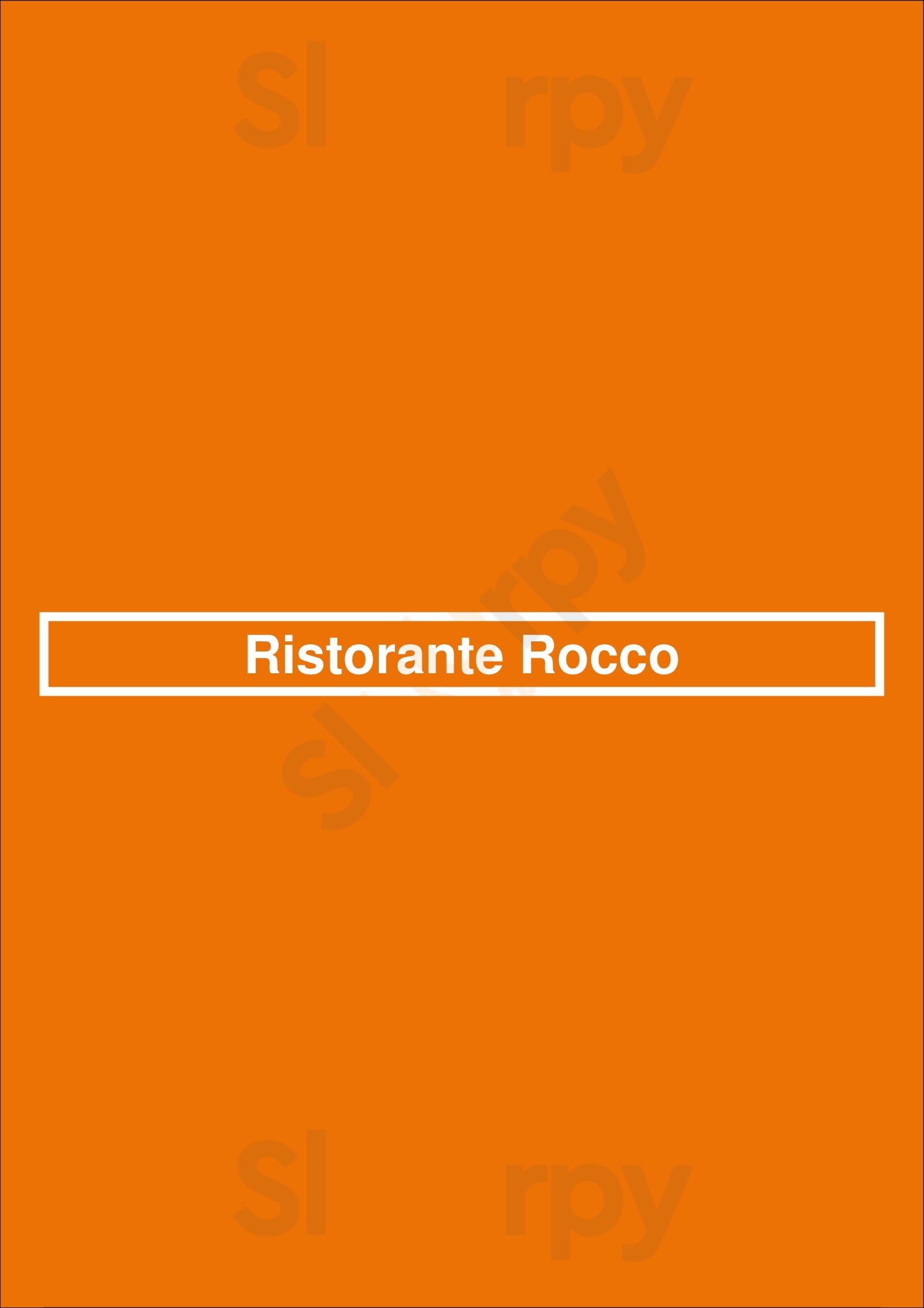 Ristorante Rocco Hamburg Menu - 1