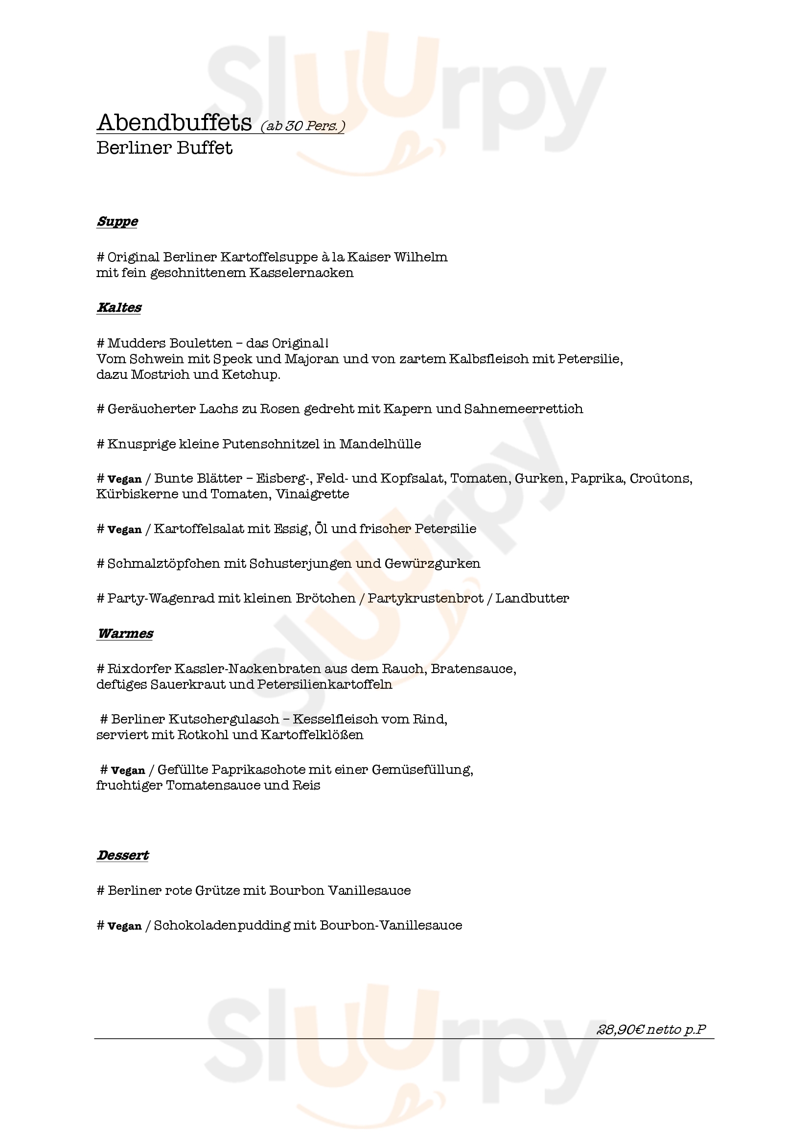 Supersonico Berlin Menu - 1