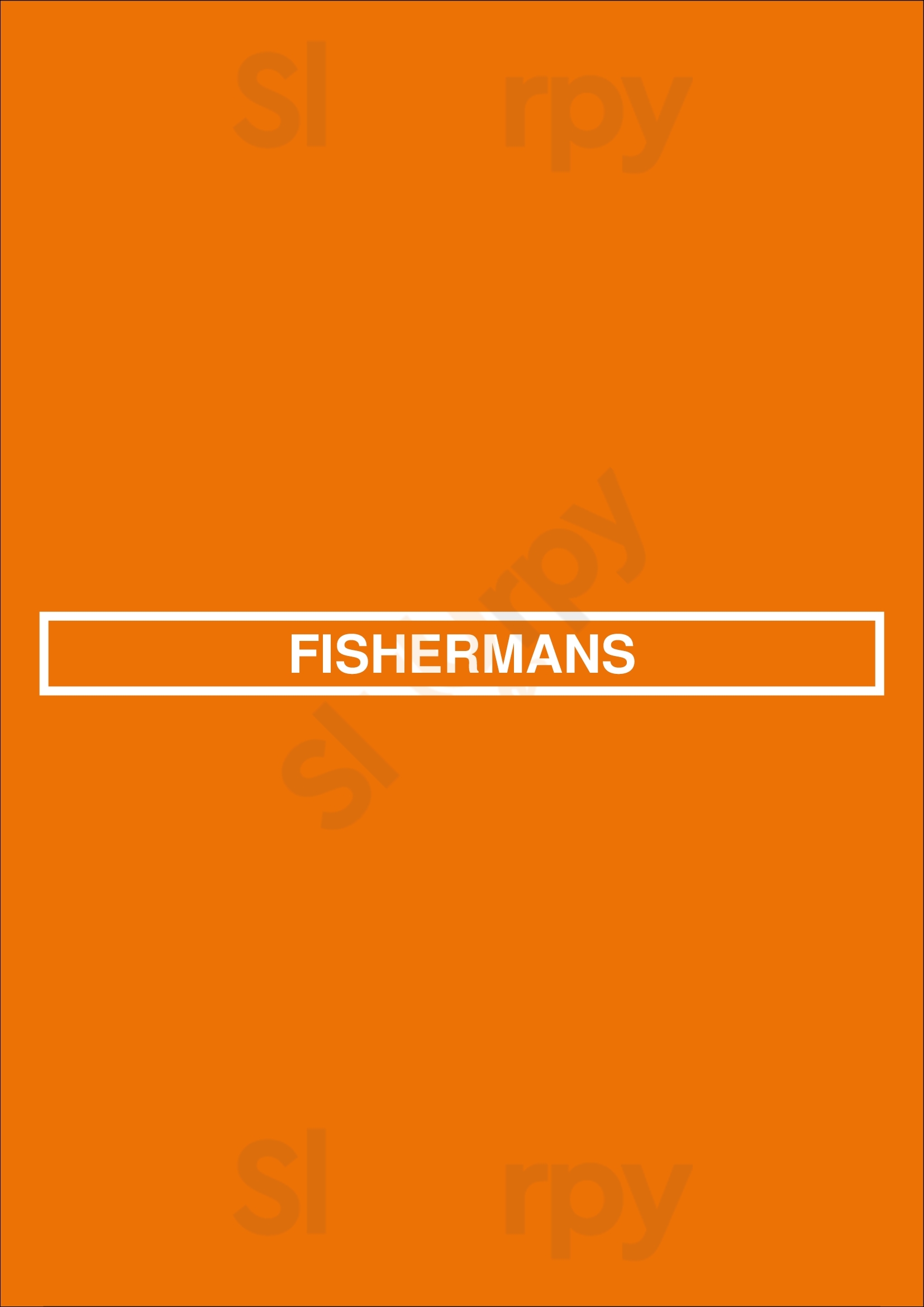 Fishermans Berlin Menu - 1