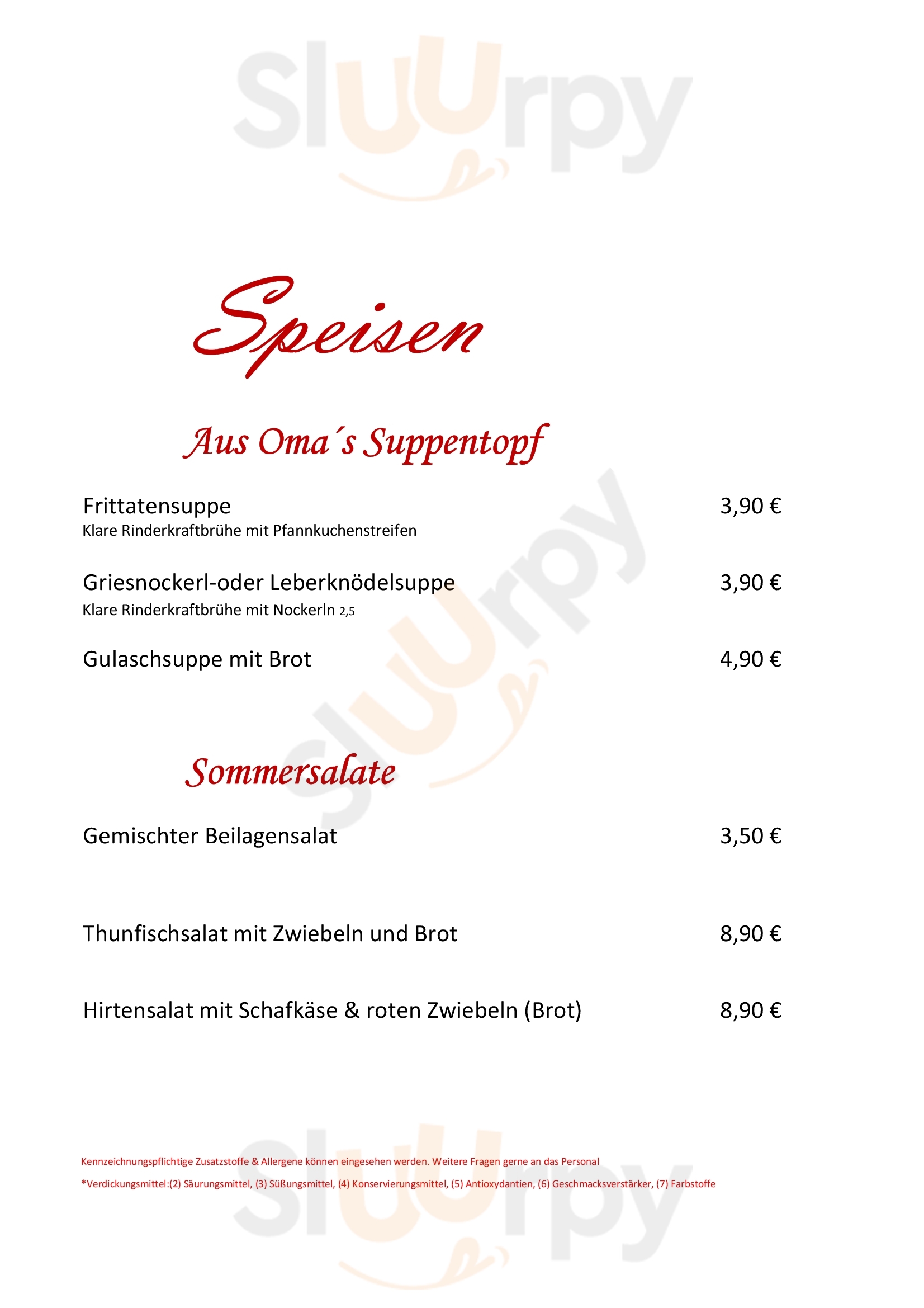 Zum Bräustüberl Hamburg Menu - 1