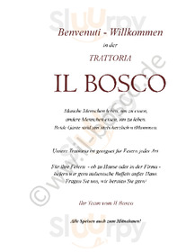 Il Bosco menu