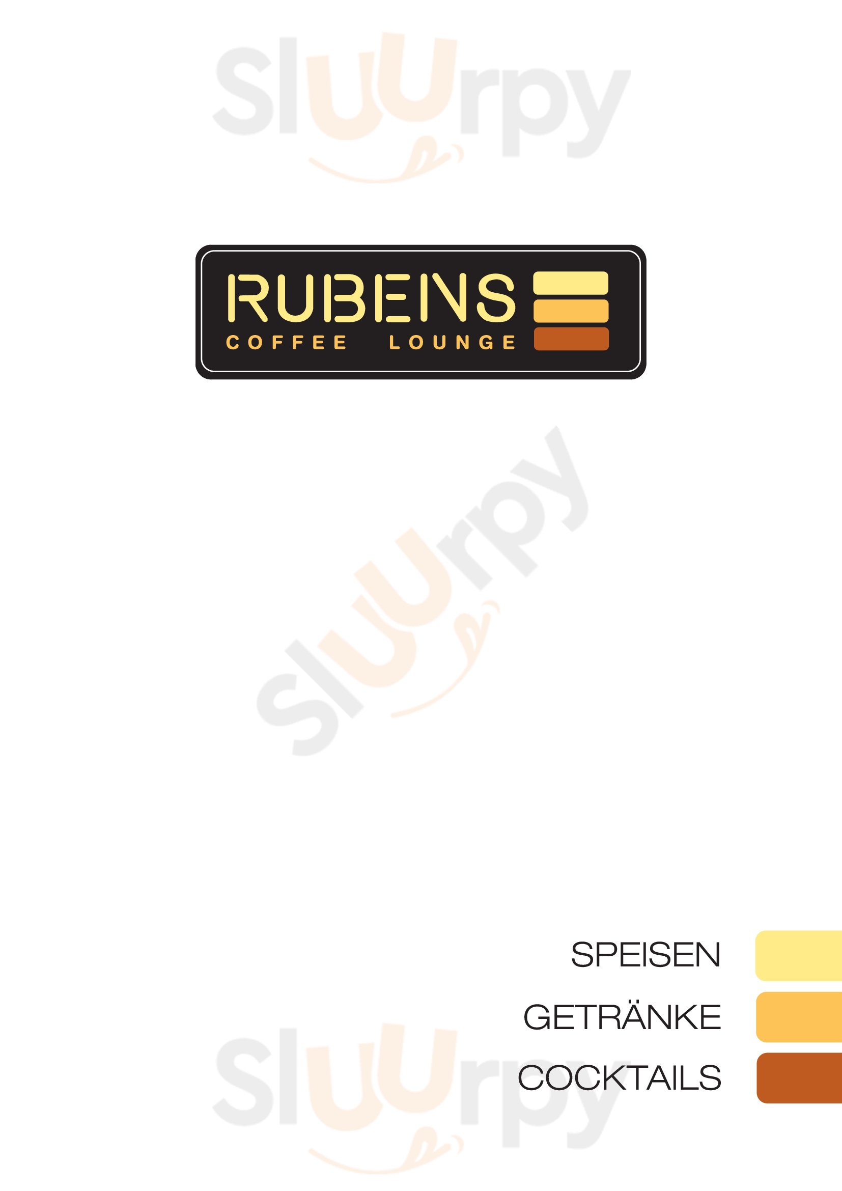 Rubens Coffee Lounge Berlin Menu - 1