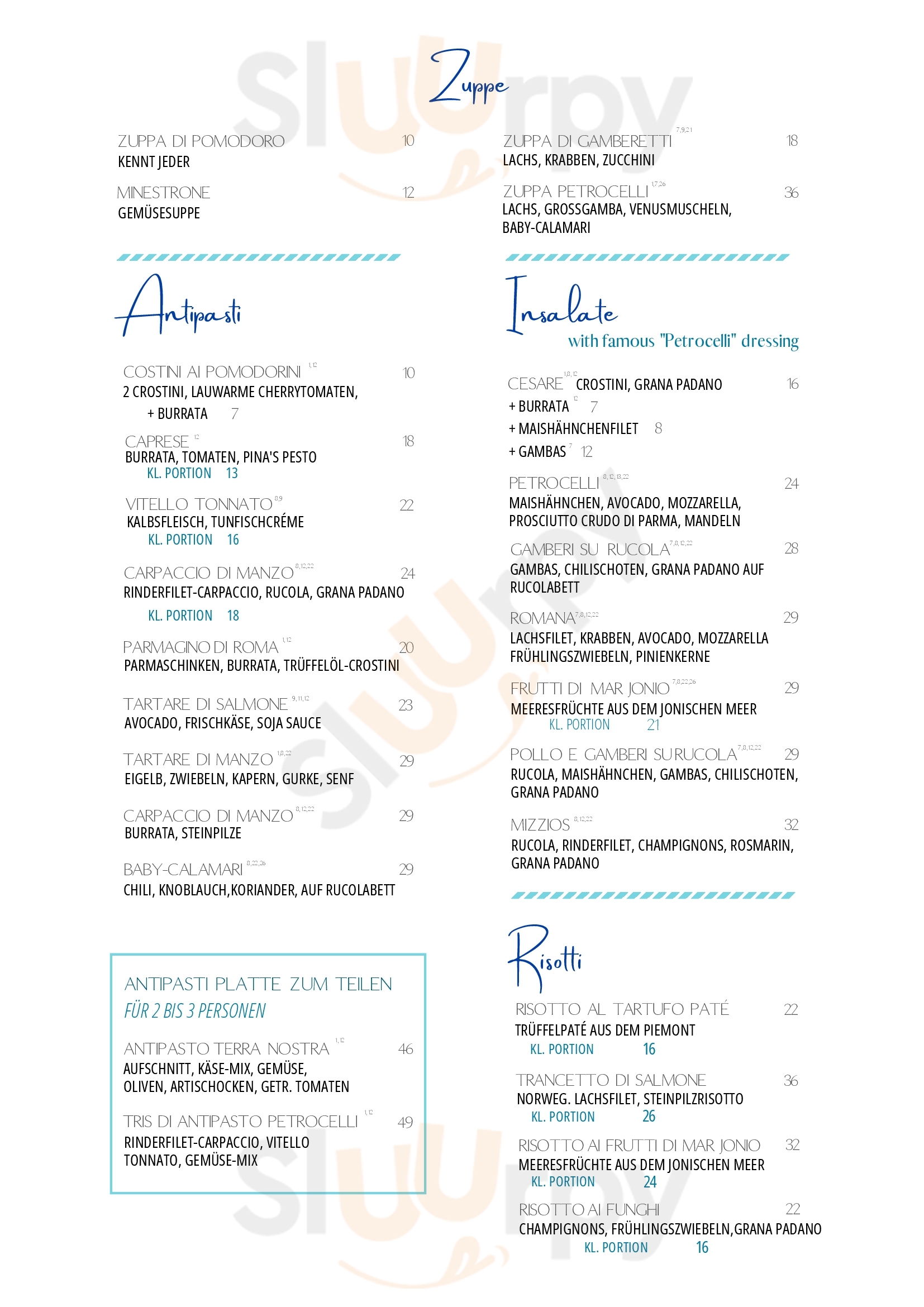 Grand Cafe Cappuccino Berlin Menu - 1