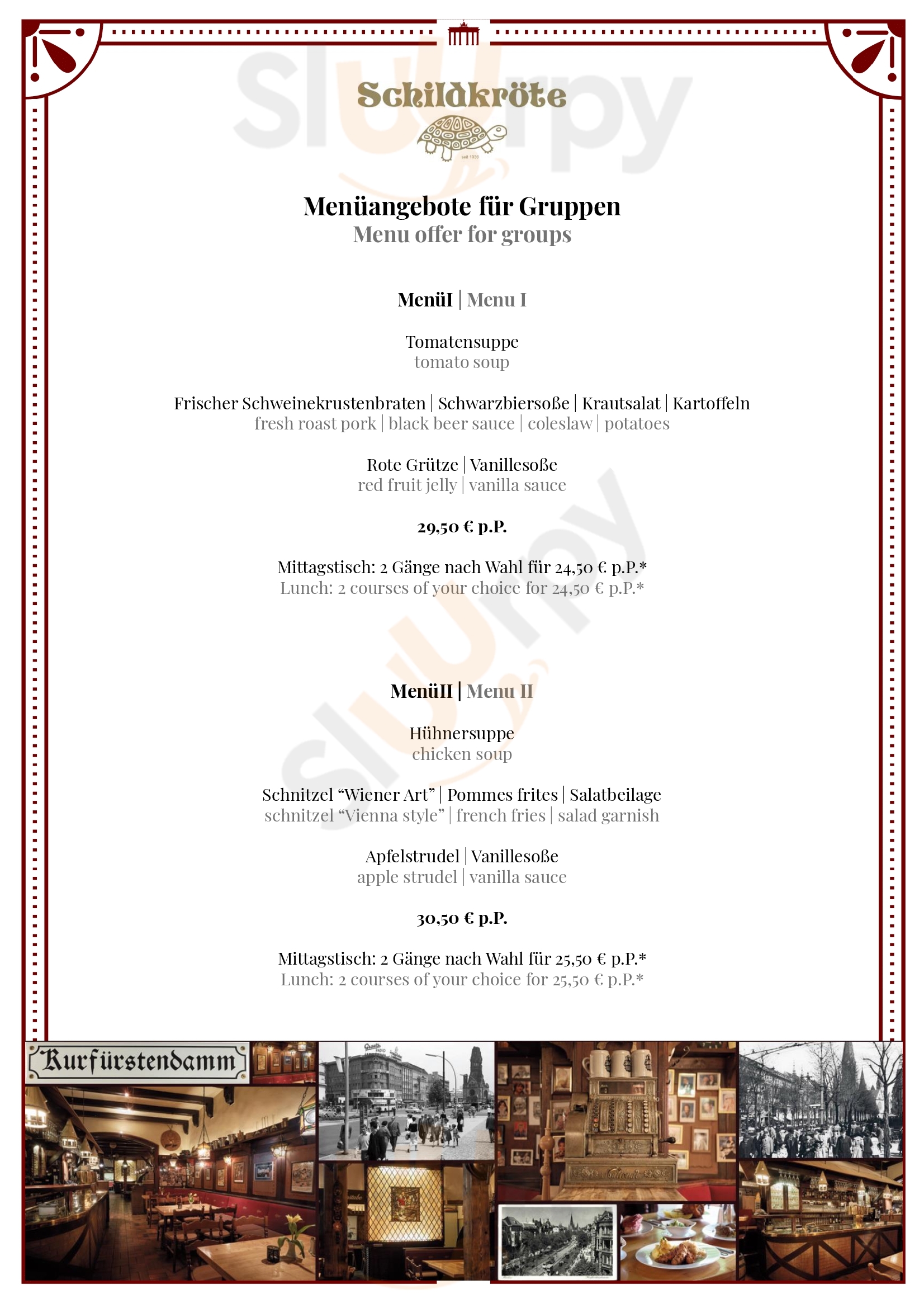 Schildkröte Berlin Menu - 1