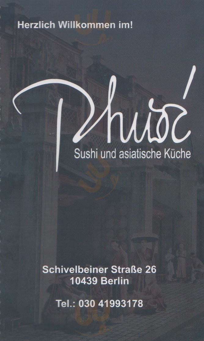 Phuoc - Asiatische Küche & Sushi Berlin Menu - 1