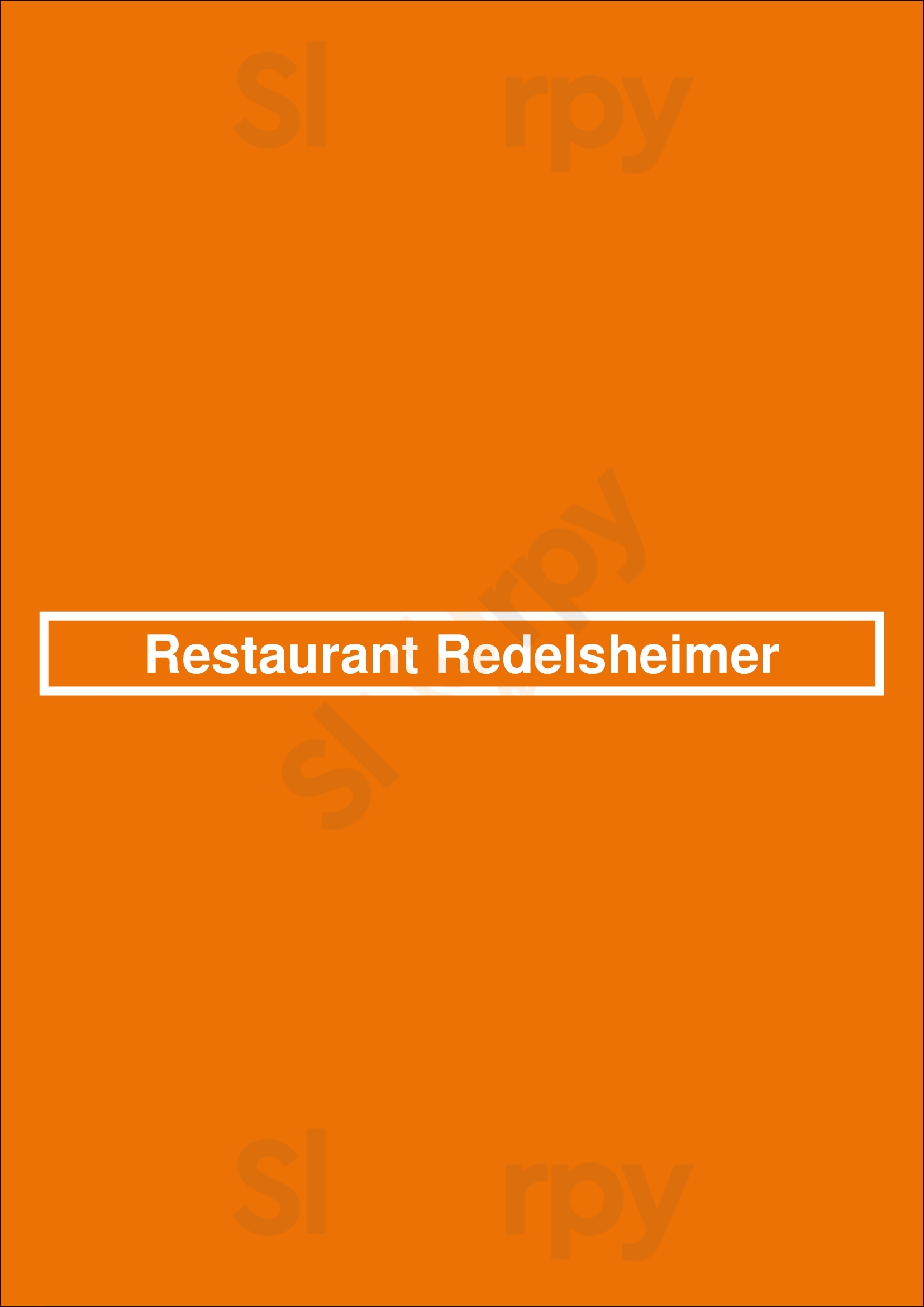 Restaurant Redelsheimer Berlin Menu - 1