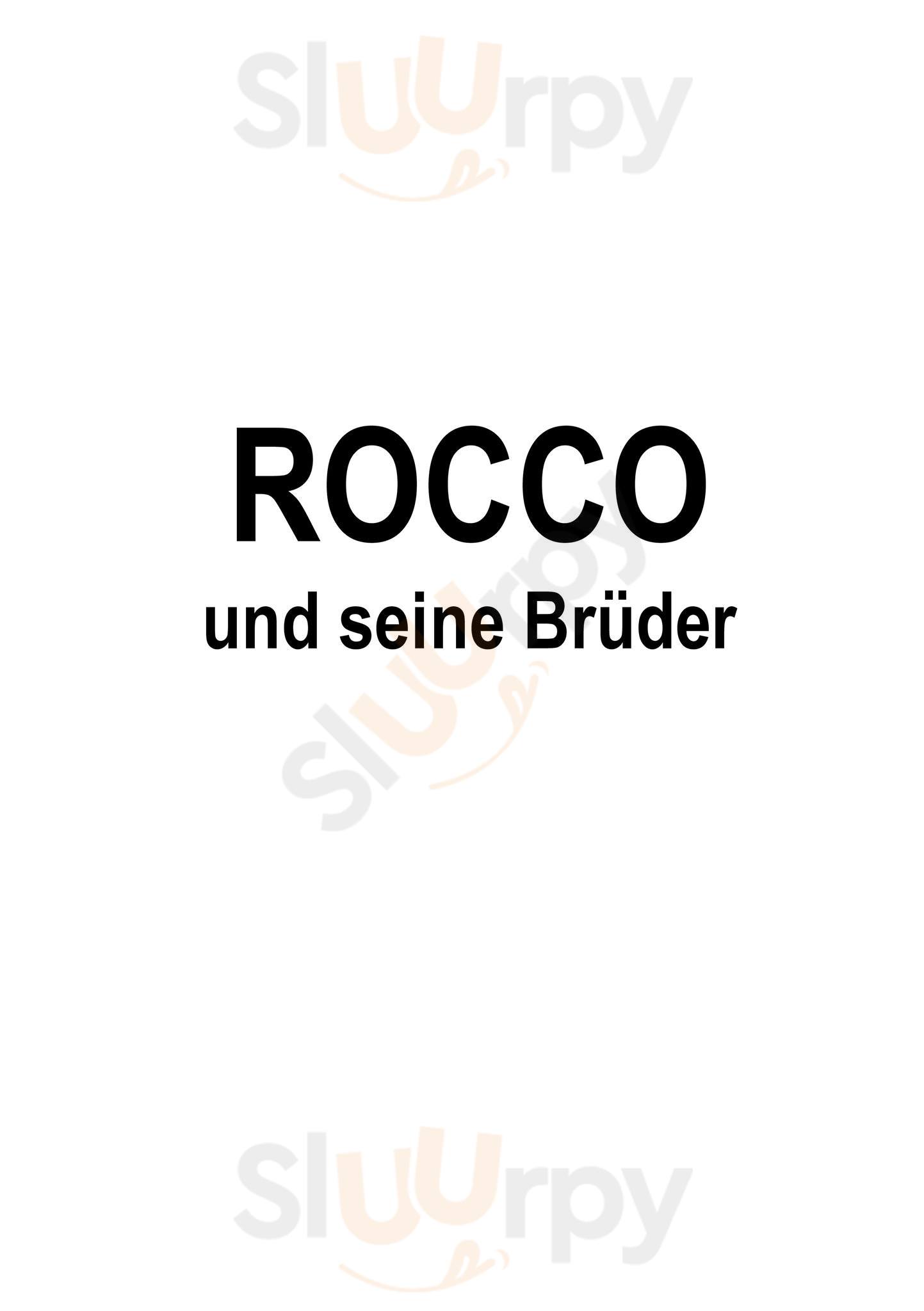 Rocco Und Seine Brüder Berlin Menu - 1