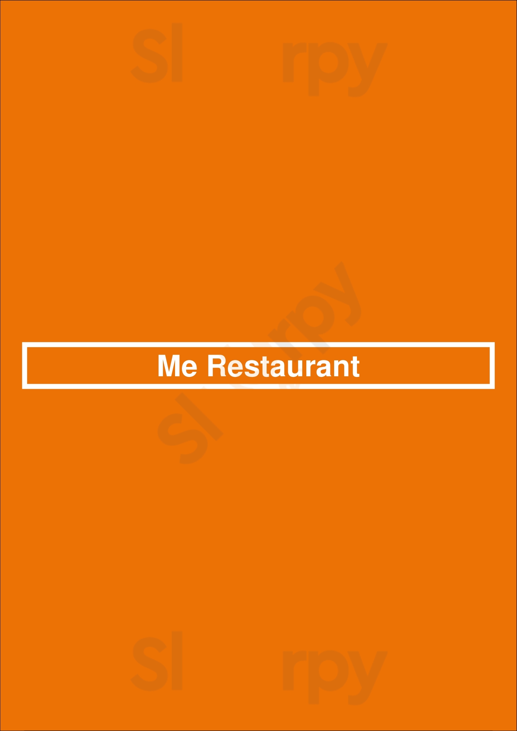 Me Restaurant Berlin Menu - 1