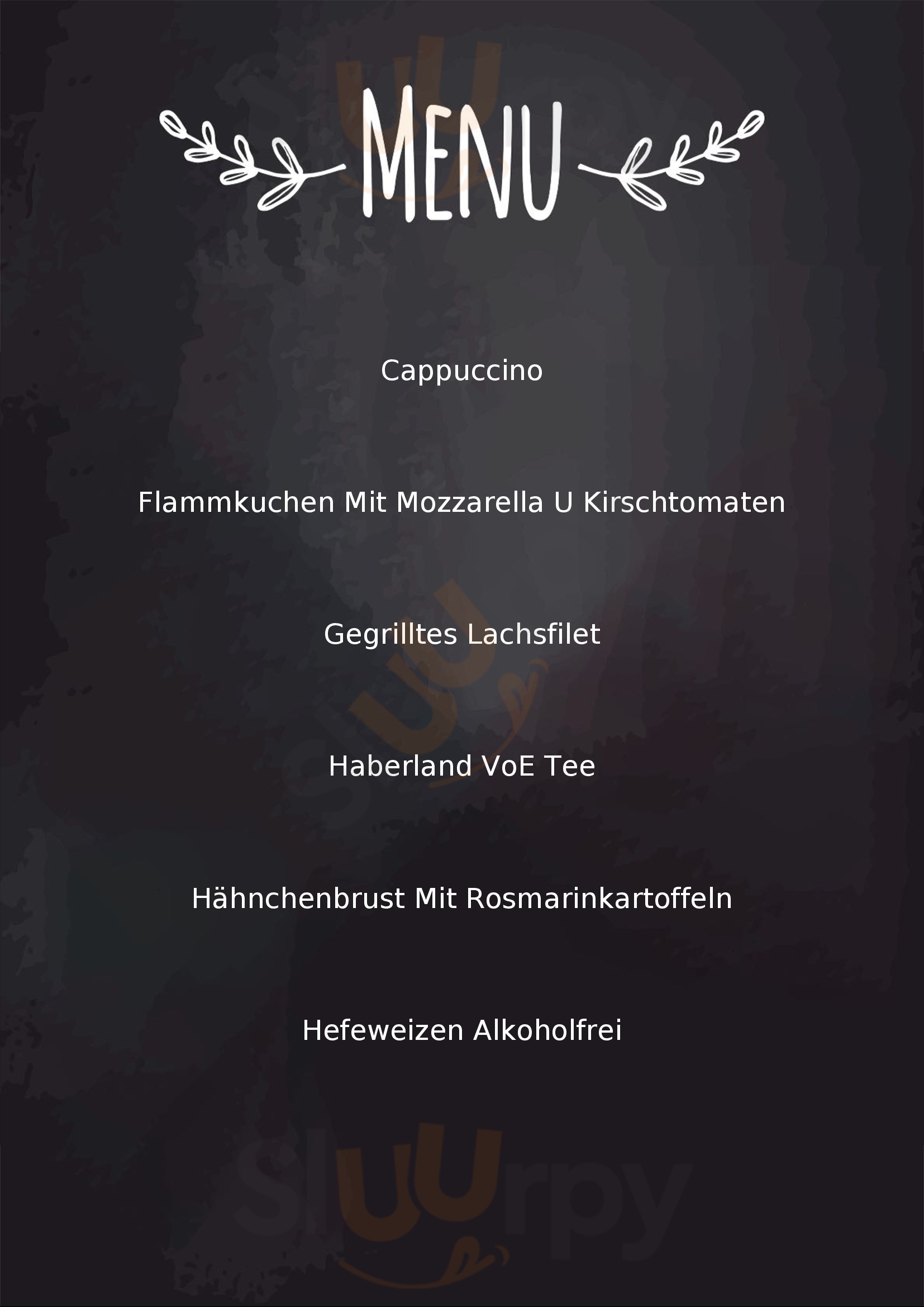 Cafe Haberland Berlin Menu - 1