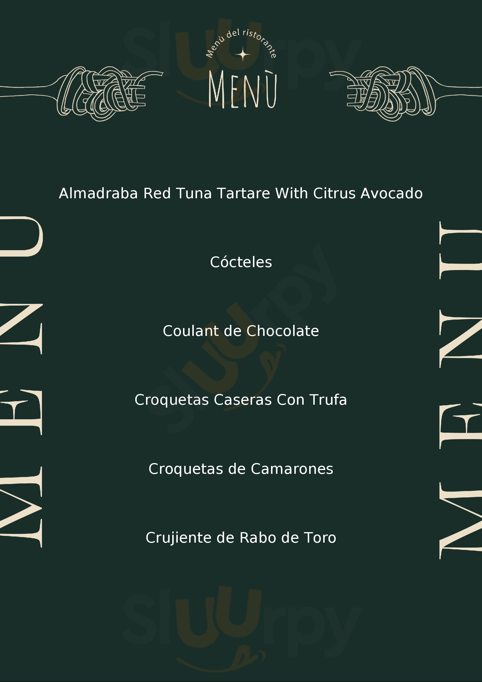 Tropicana Ronda Menu - 1