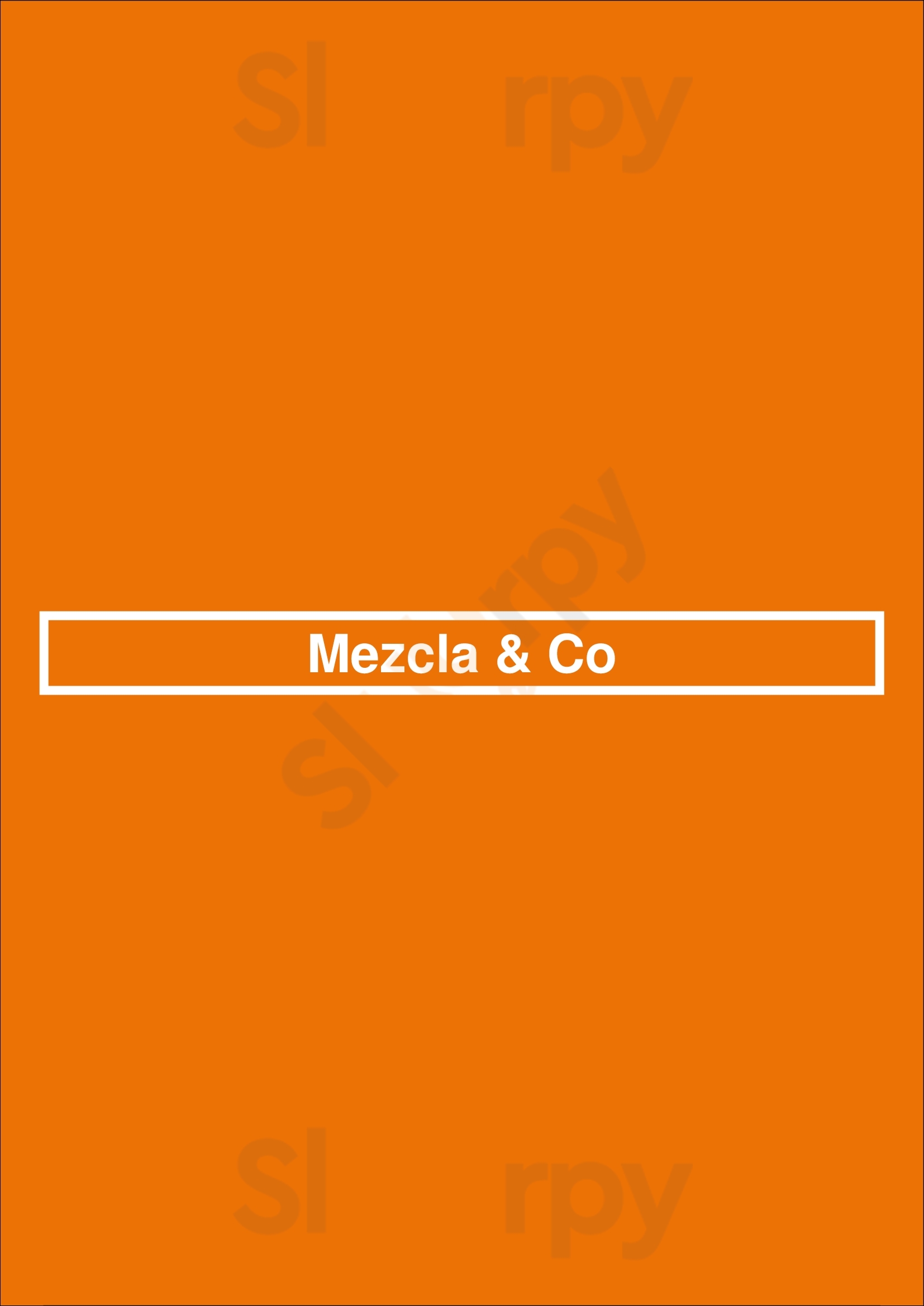 Mezcla & Co Los Cristianos Menu - 1