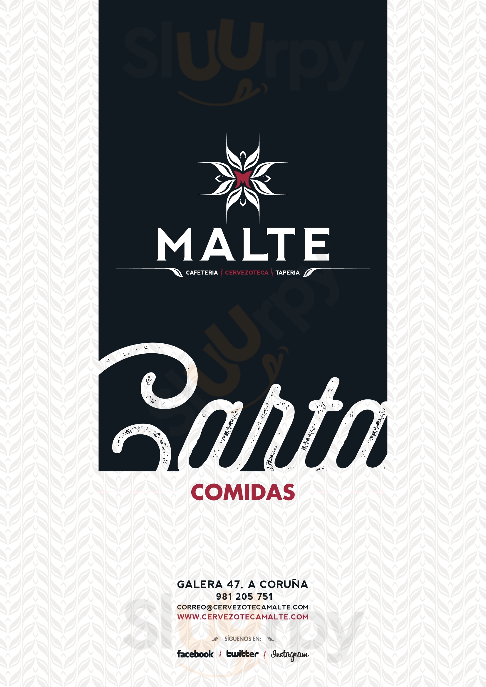 Cervezoteca Malte A Coruña Menu - 1