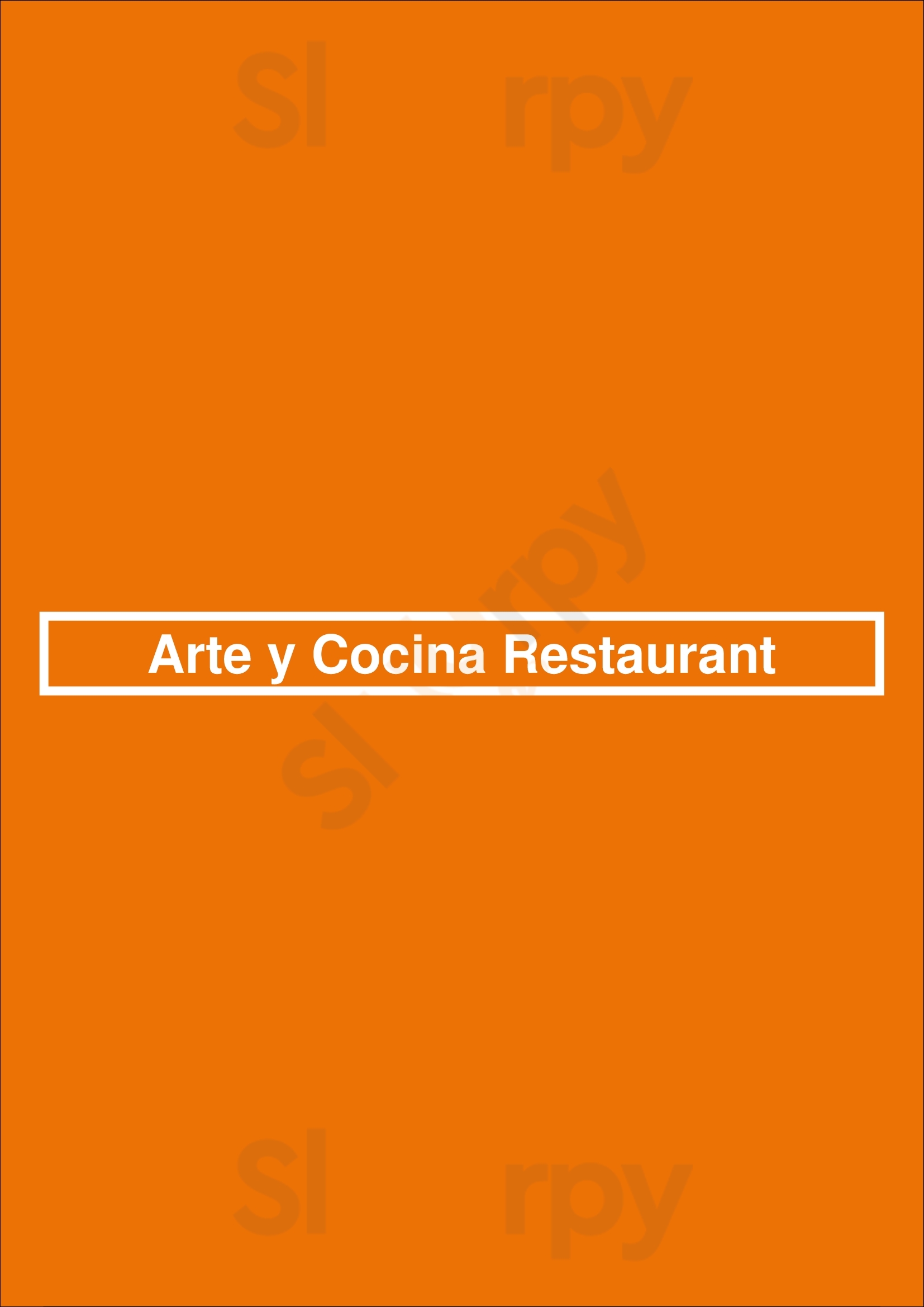 Arte Y Cocina Restaurant Fuengirola Menu - 1