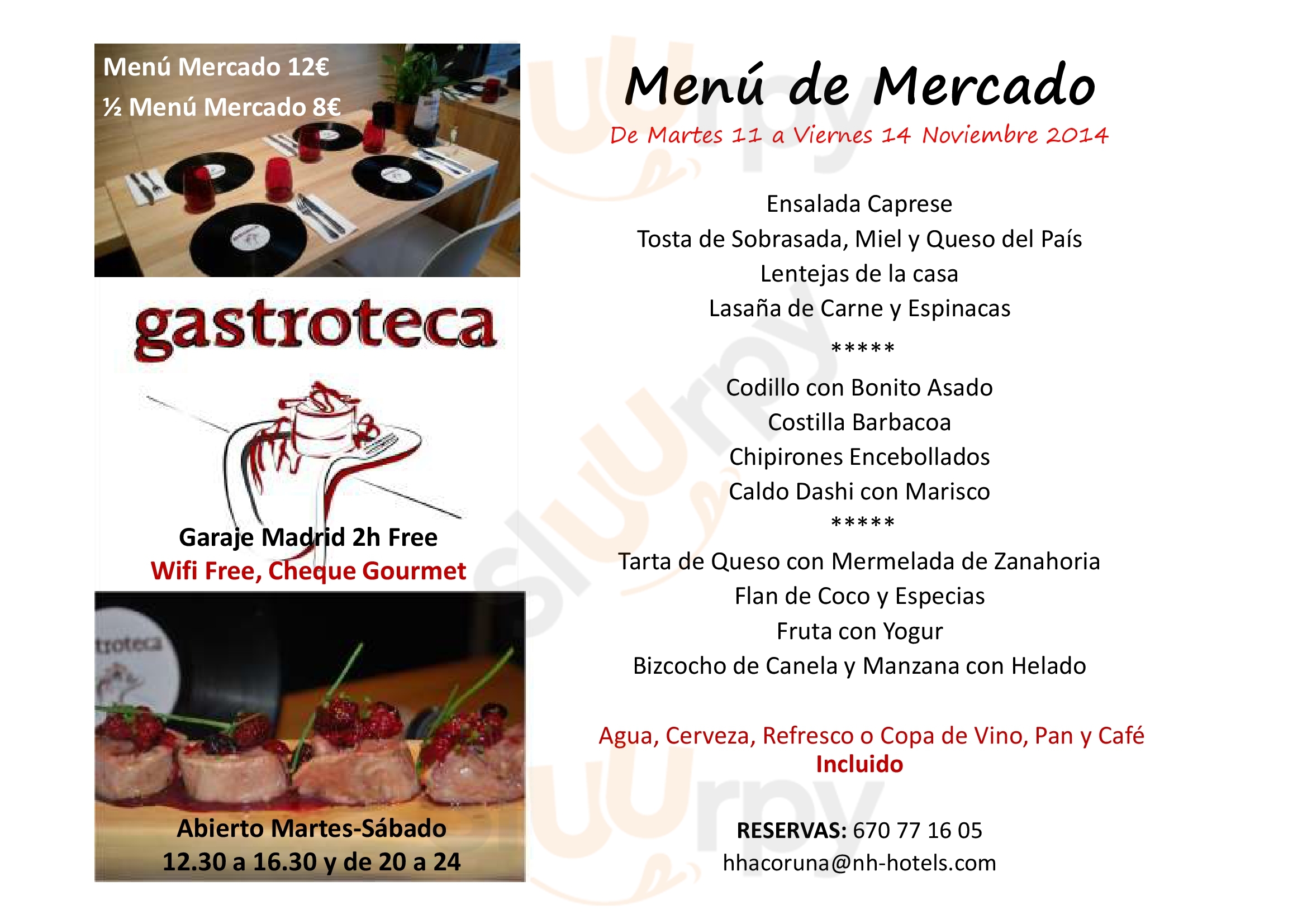Gastroteca A Coruña Menu - 1