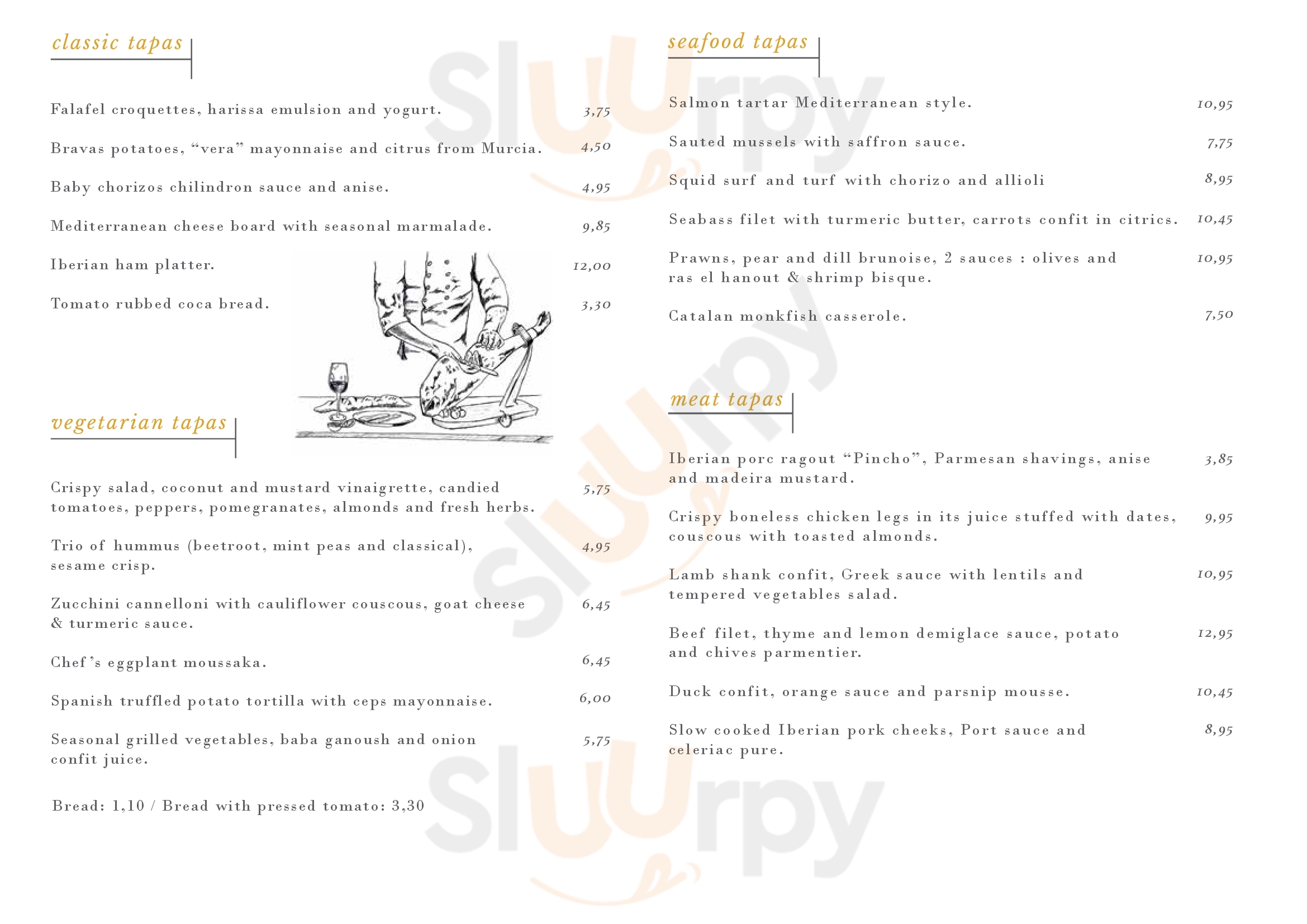 Paz 19 By Sensi Tapas Bar Barcelona Menu - 1