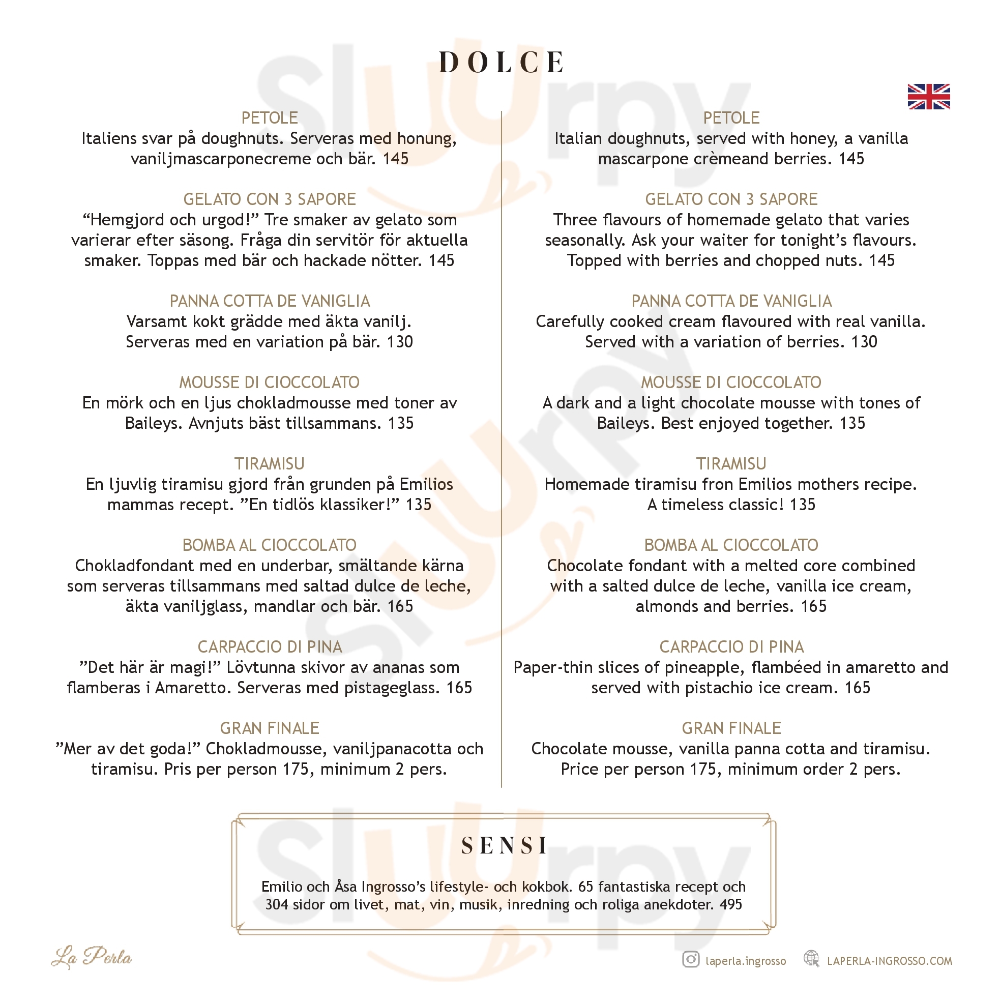 La Perla - Ingrosso Palma de Mallorca Menu - 1