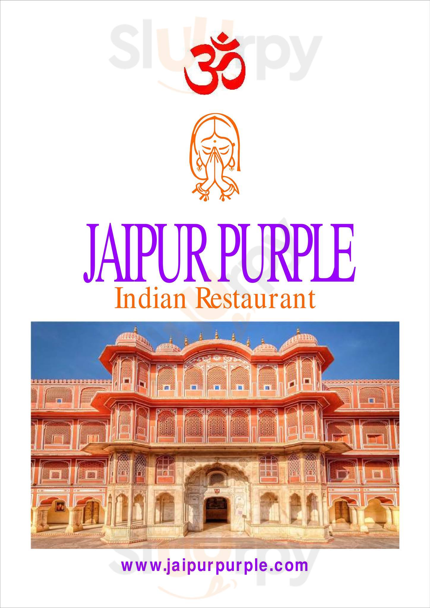 Jaipur Purple Estepona Menu - 1