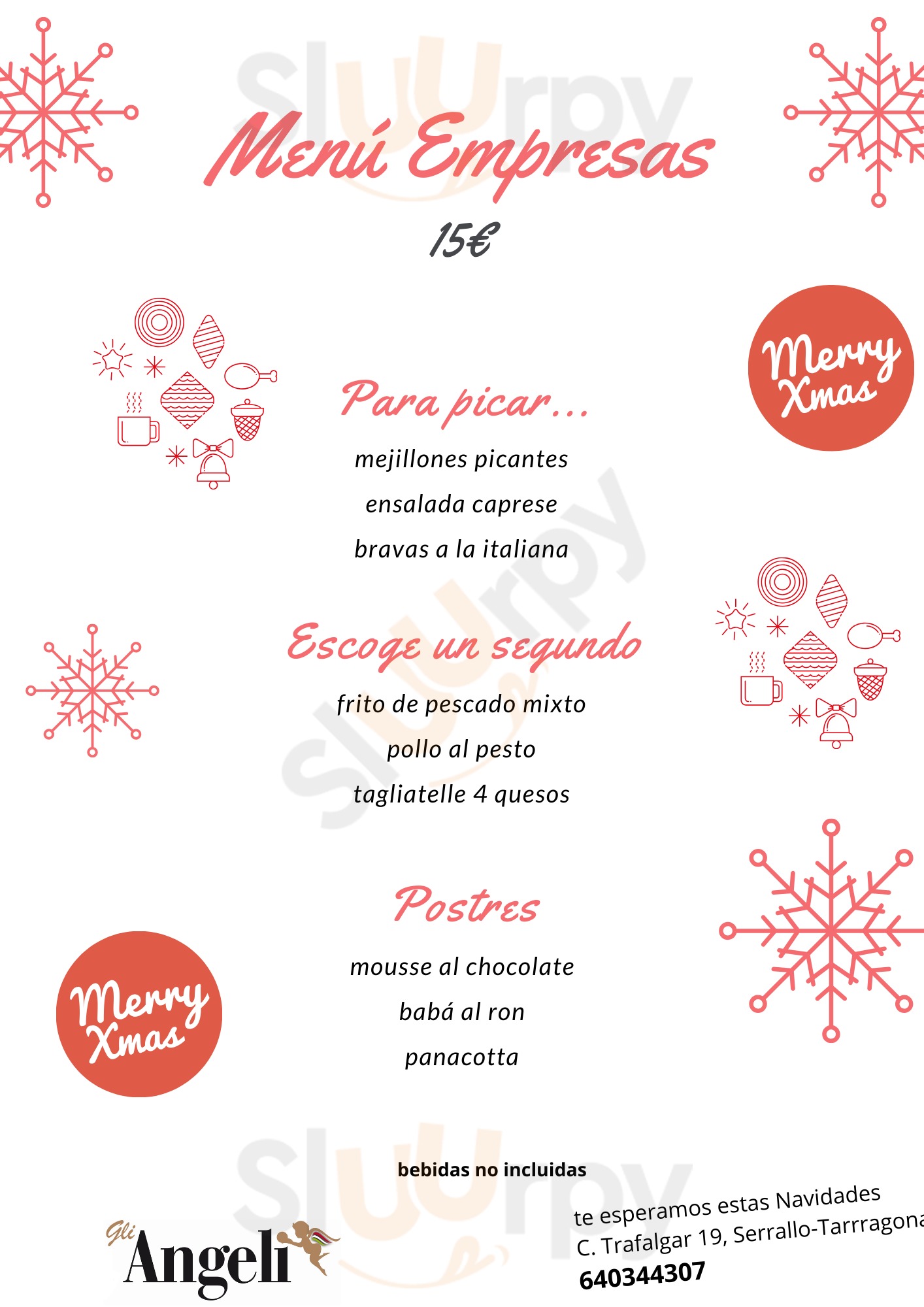 Gli Angeli Tarragona Menu - 1