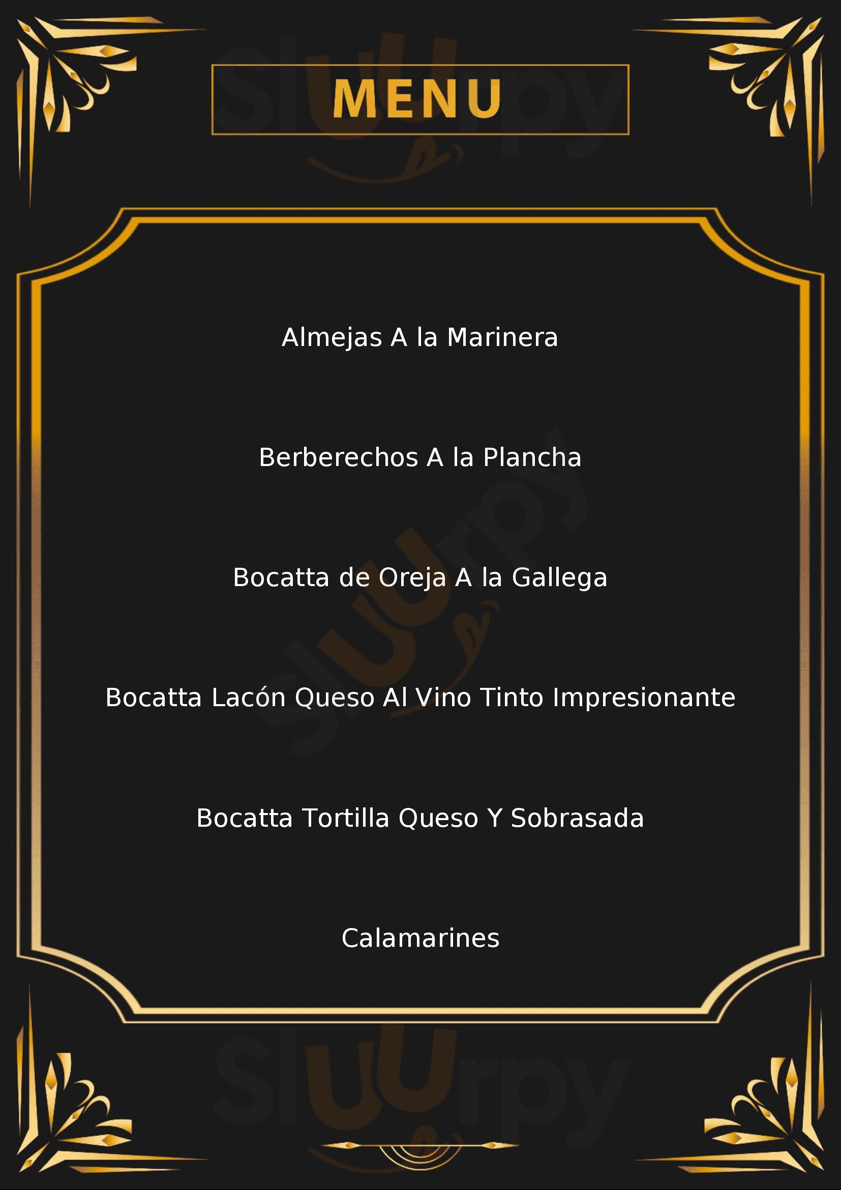 Bar Mora Palma de Mallorca Menu - 1