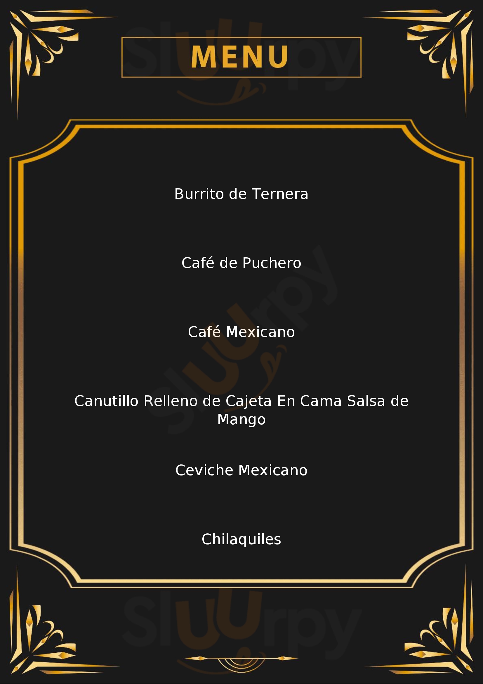 Cantina Mexicana Tapachula Bilbao Menu - 1