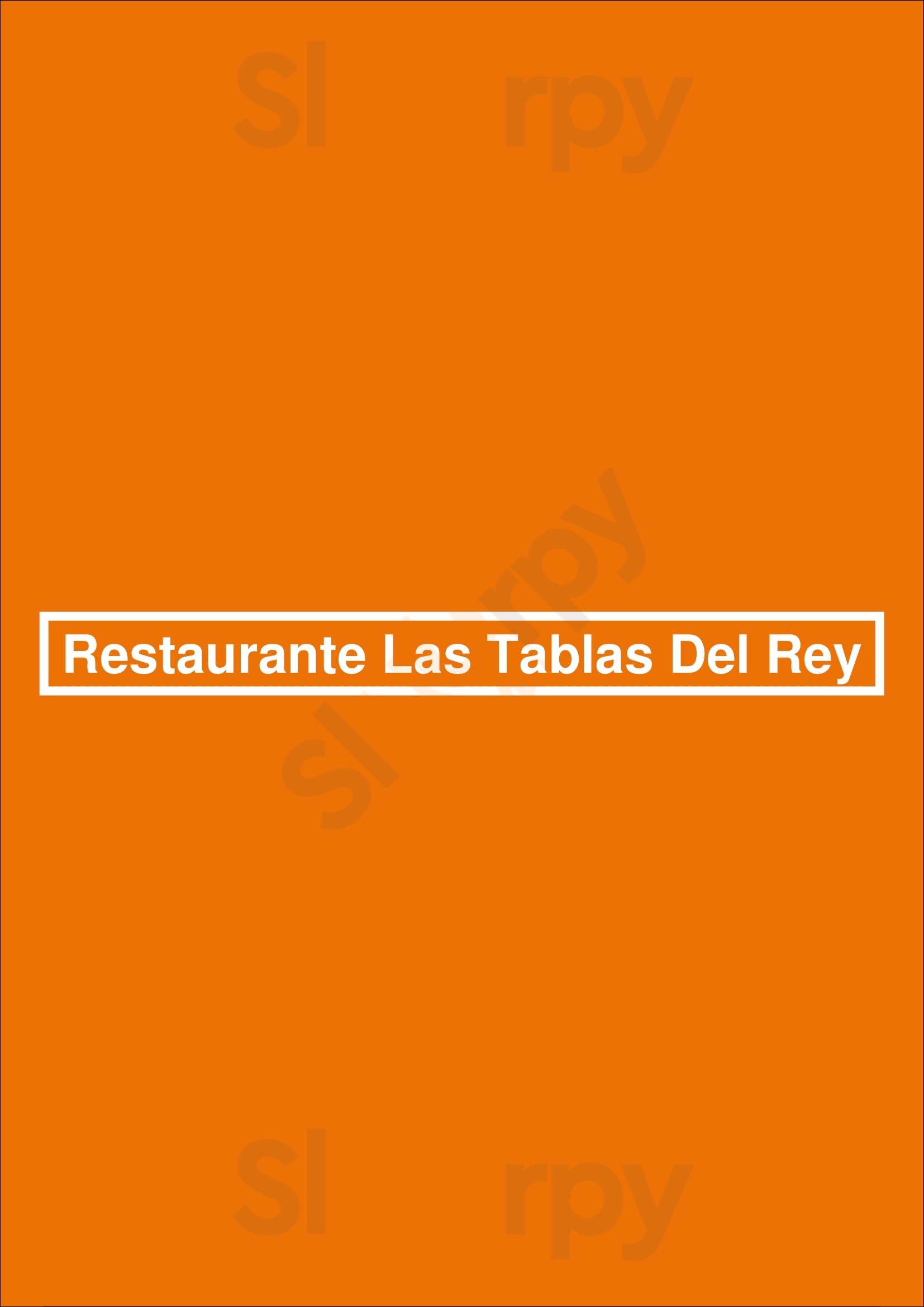 Restaurante Las Tablas Del Rey Fuengirola Menu - 1