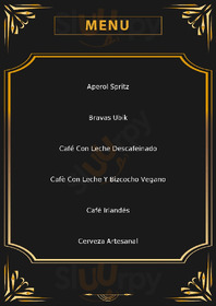 Ubik Cafe menu