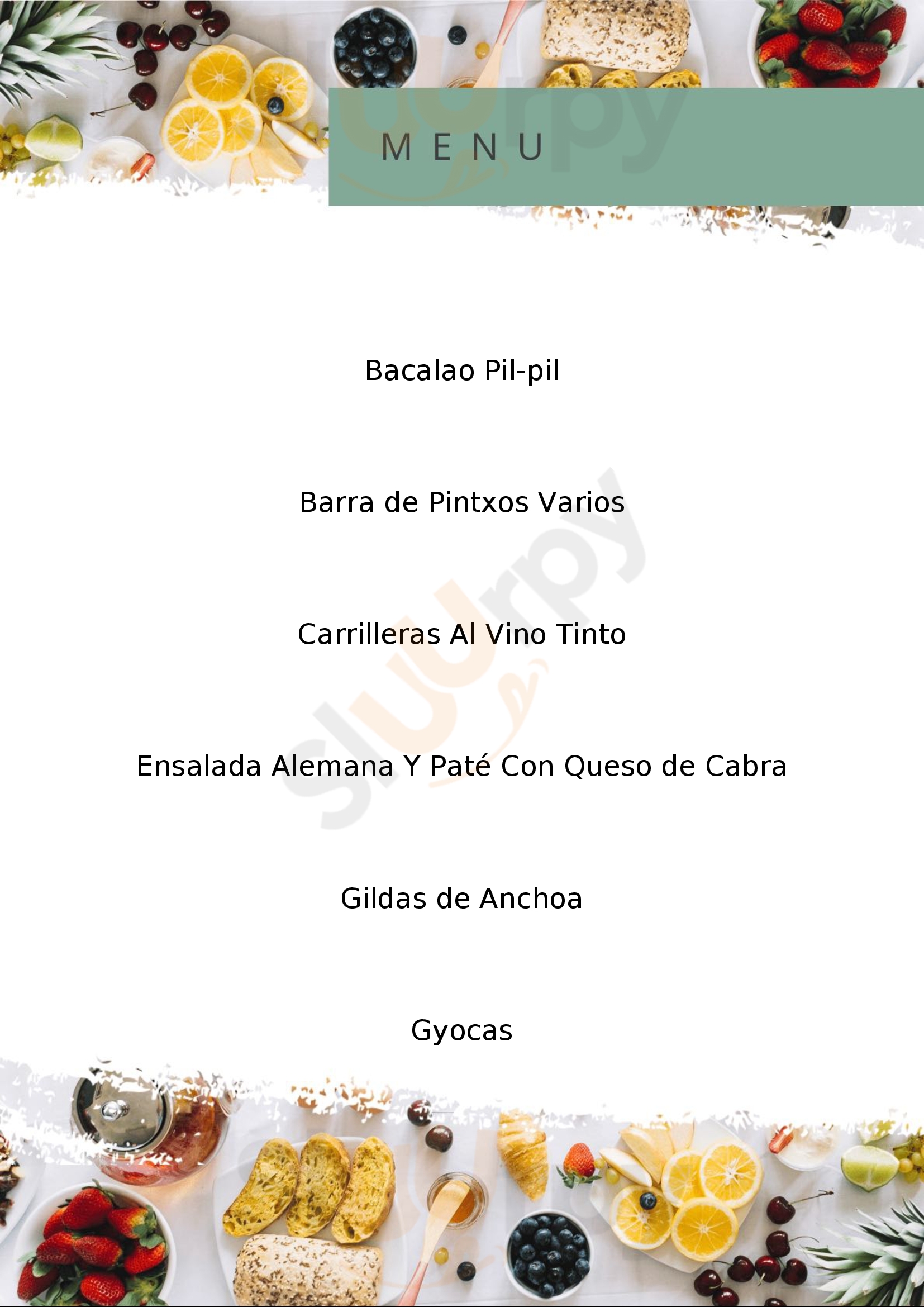 Ramona Taska Bilbao Menu - 1