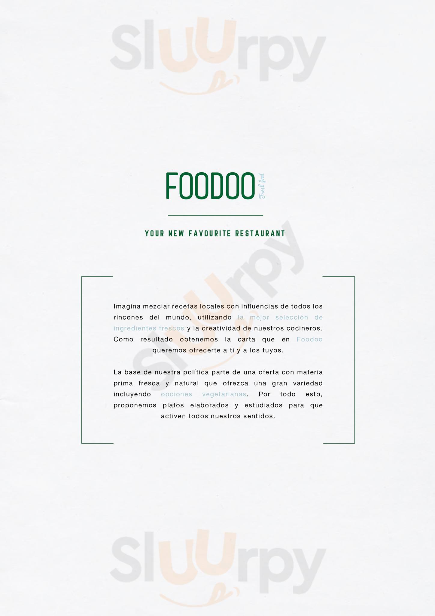 Foodoo Bilbao Menu - 1