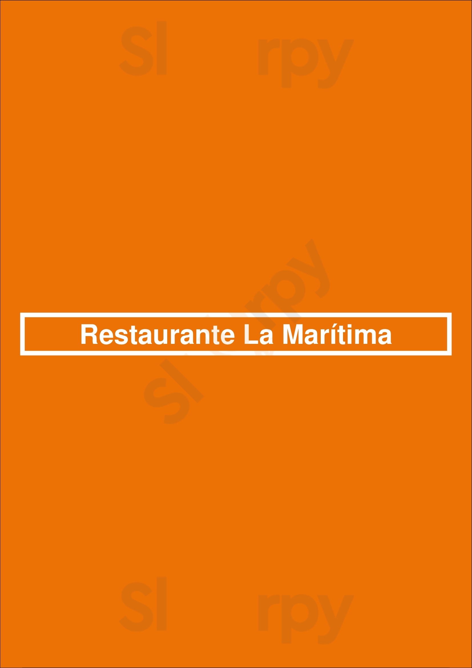 Restaurante La Marítima Valencia Menu - 1