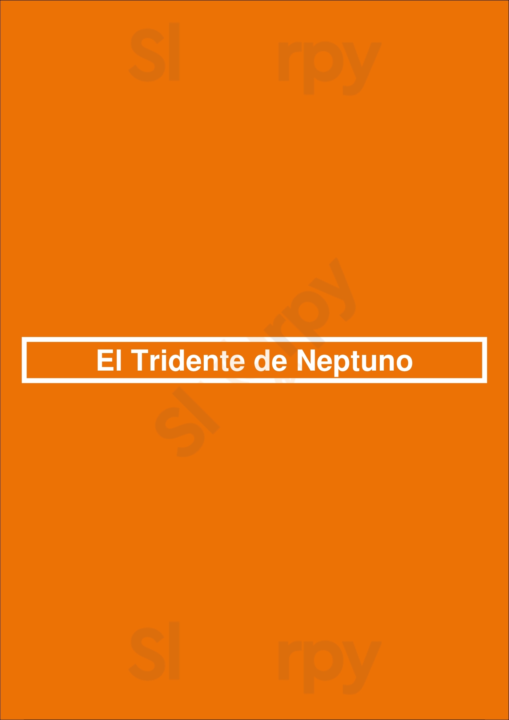 El Tridente De Neptuno Valencia Menu - 1