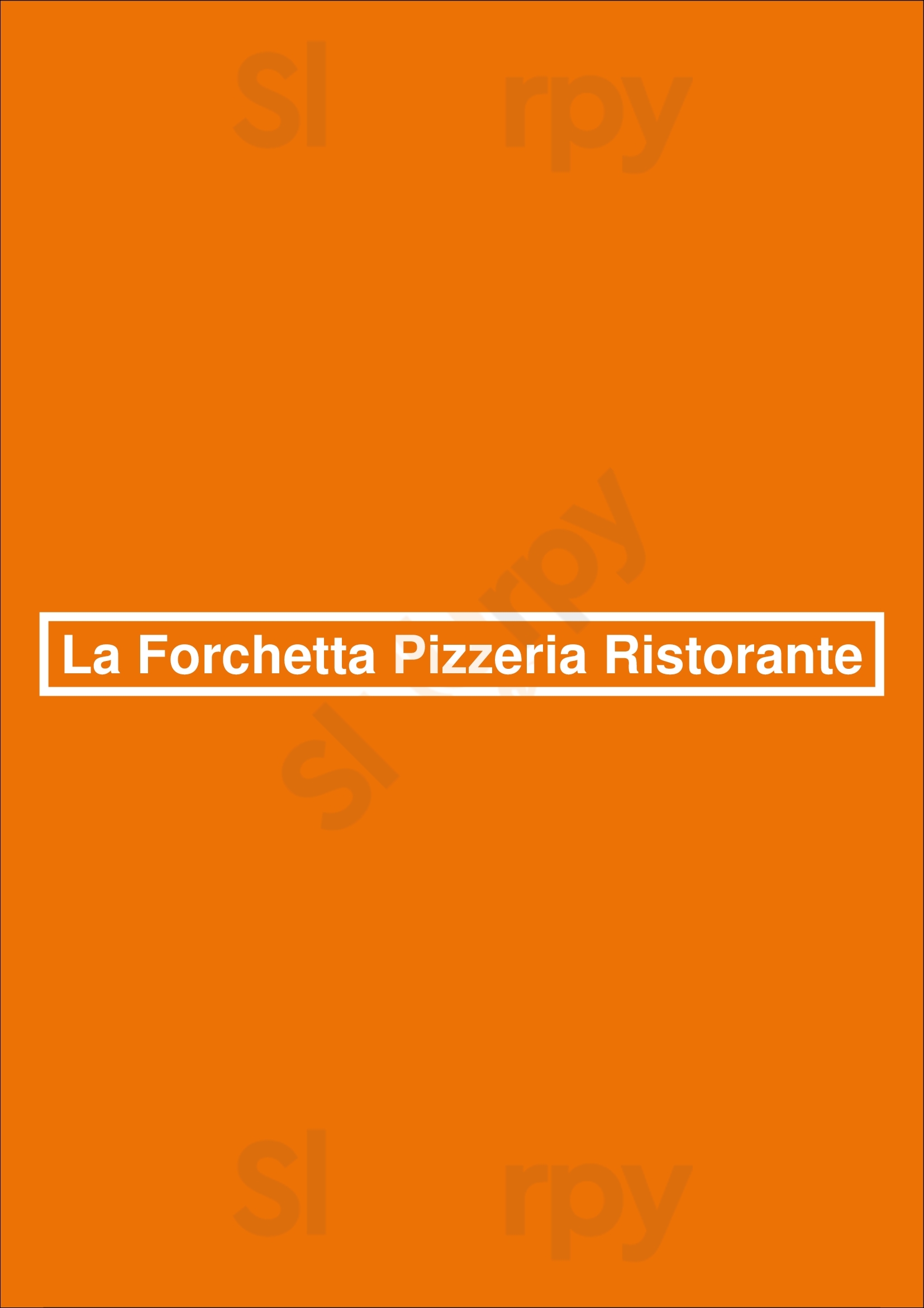 La Forchetta Pizzeria Ristorante Barcelona Menu - 1