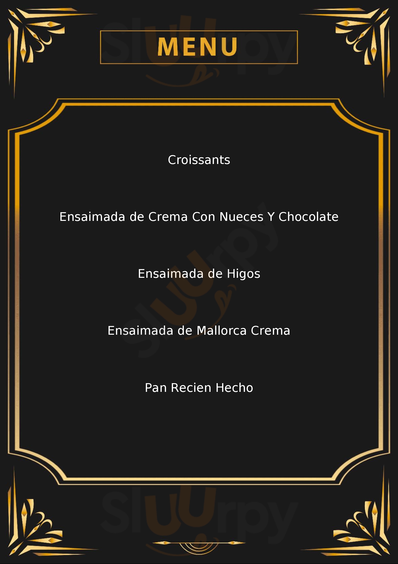 Menu Fuudies - Forn San Agustin