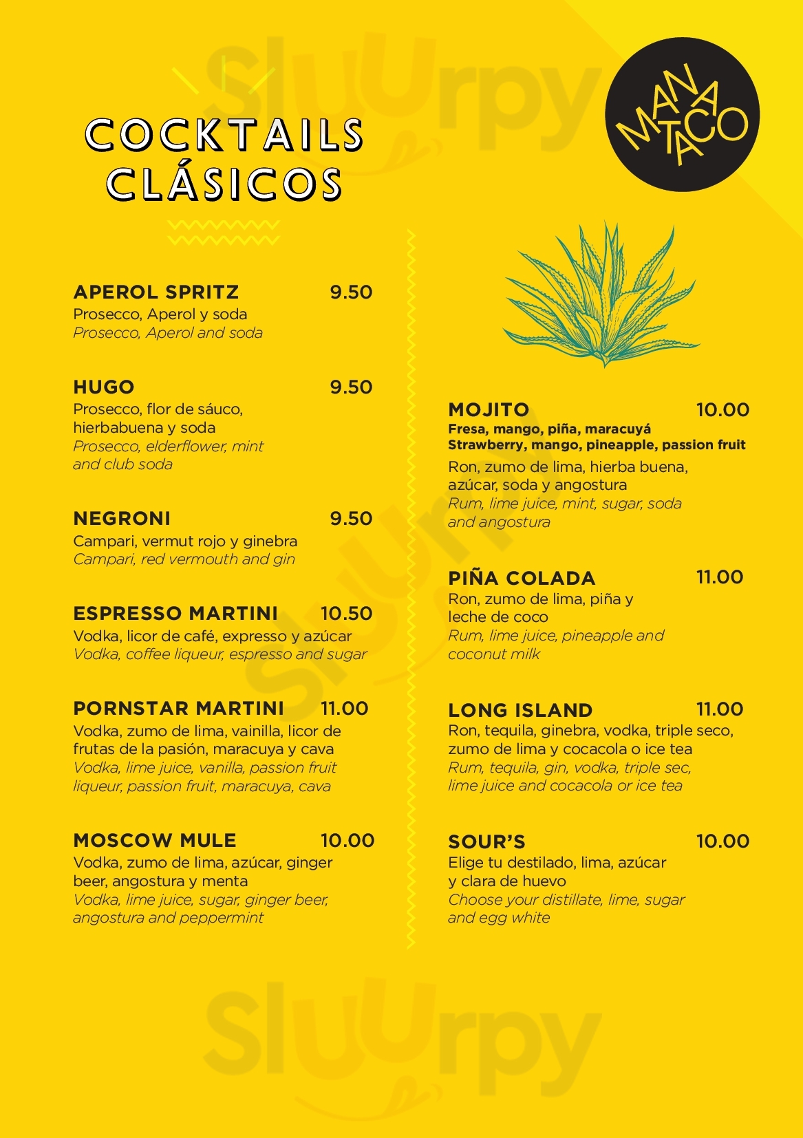 Main Menu - Ristorante Magi