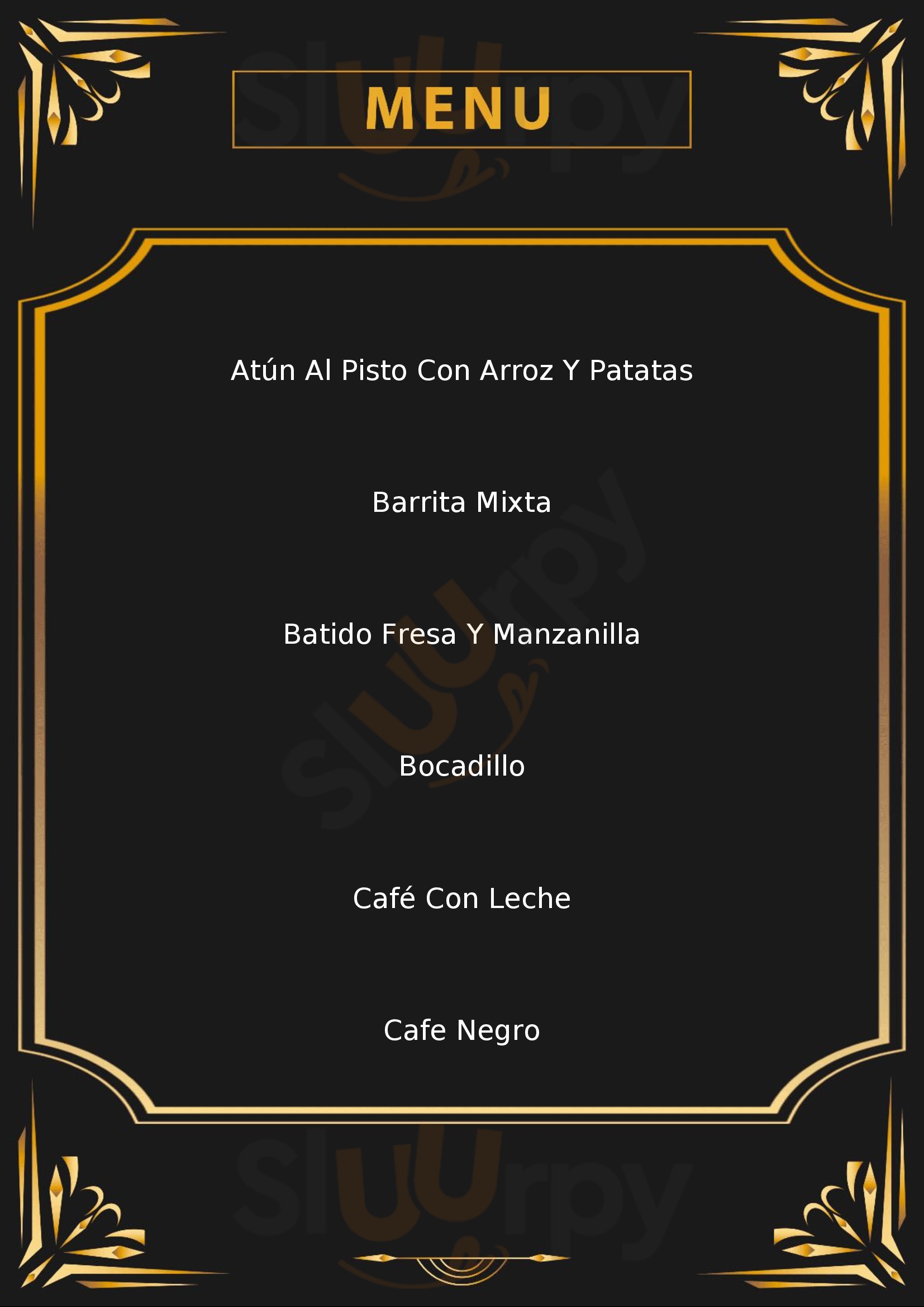 Cafe Bar Las Cuatro Esquinas Nerja Menu - 1