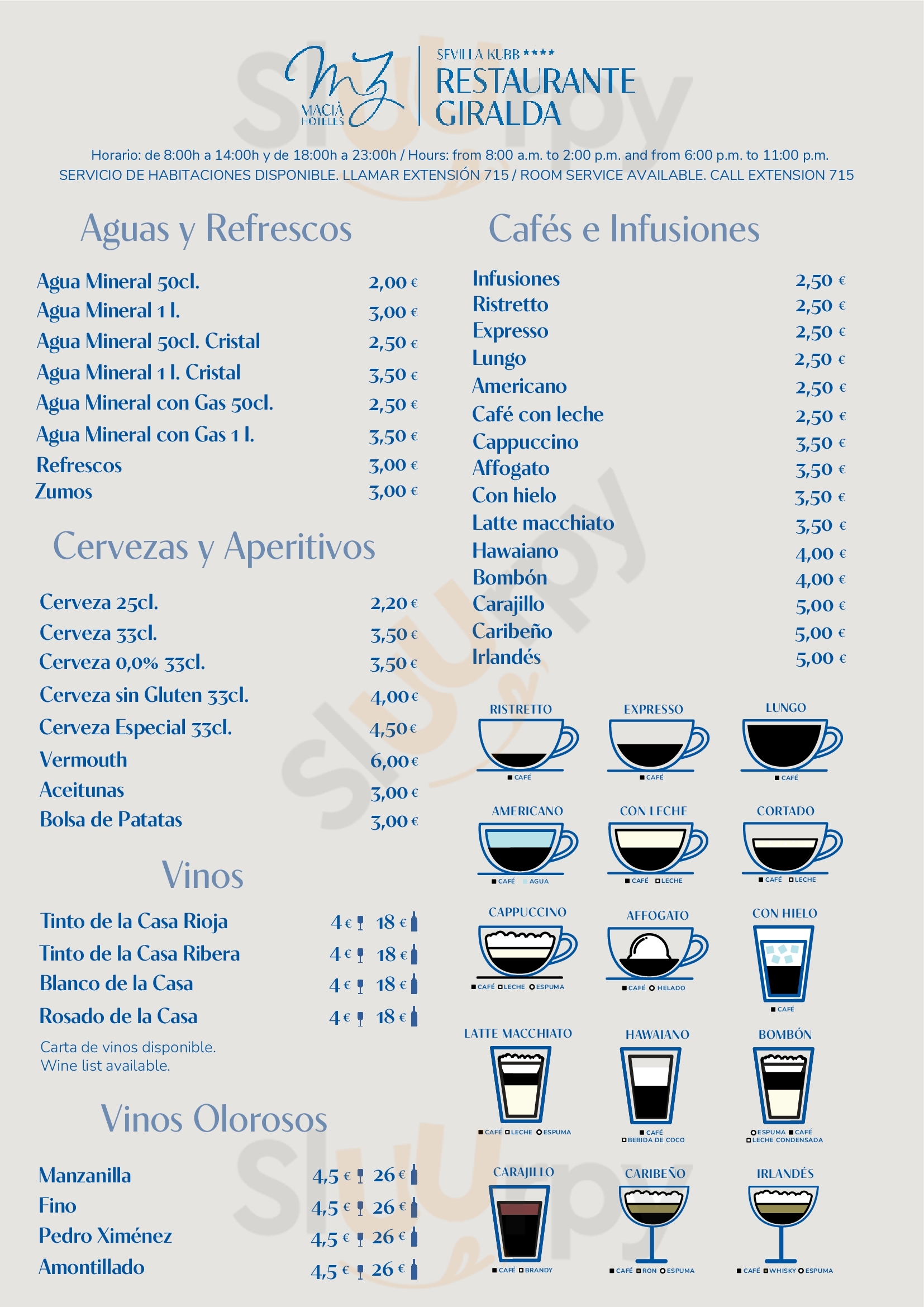 Restaurante Hotel Macia Monasterio De Los Basílios Granada Menu - 1