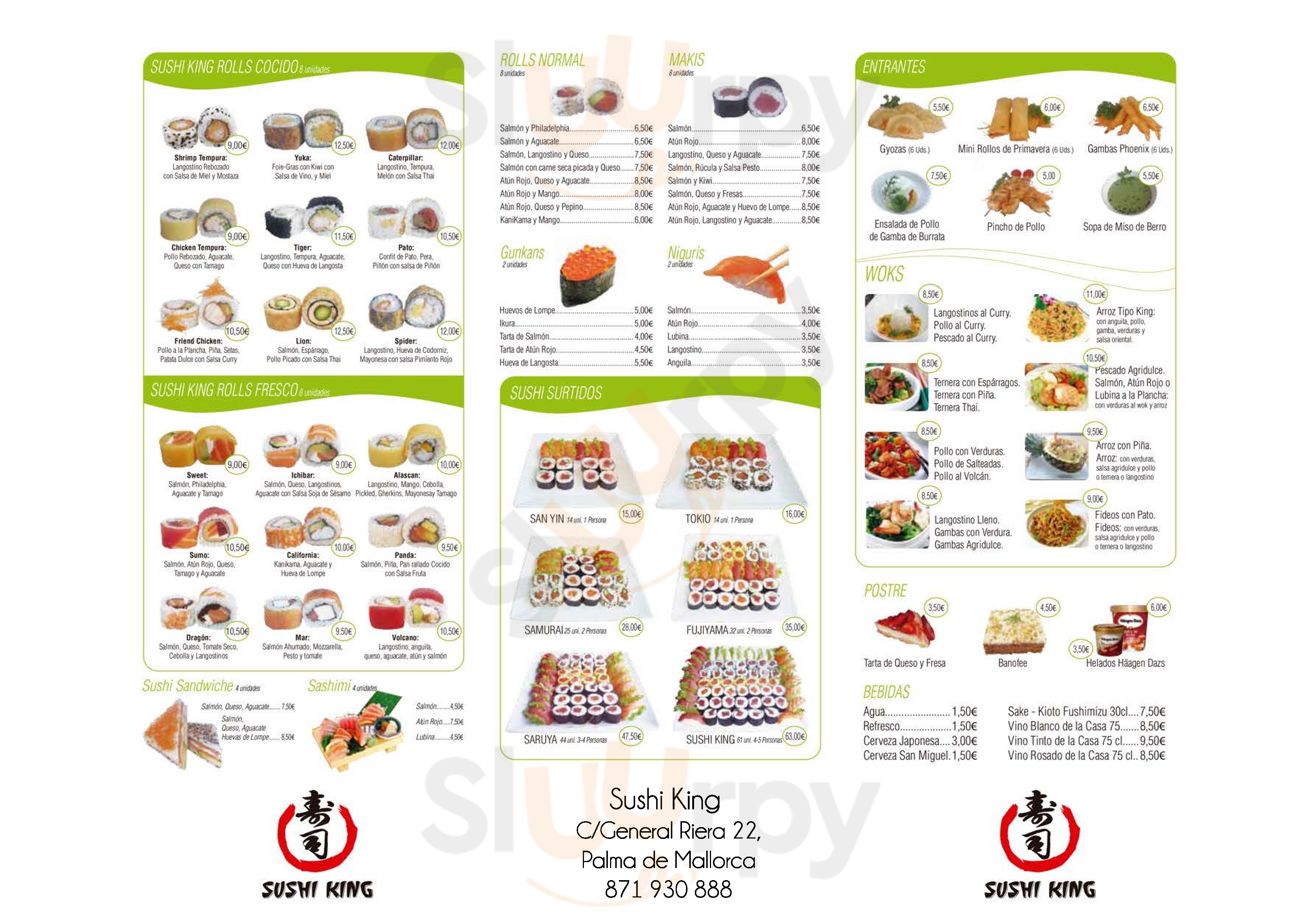 Sushi King Palma de Mallorca Menu - 1