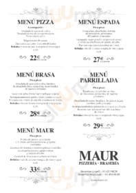 Maur menu