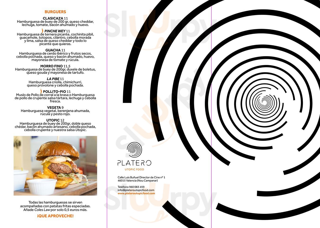 Platero Utopic Food Valencia Menu - 1