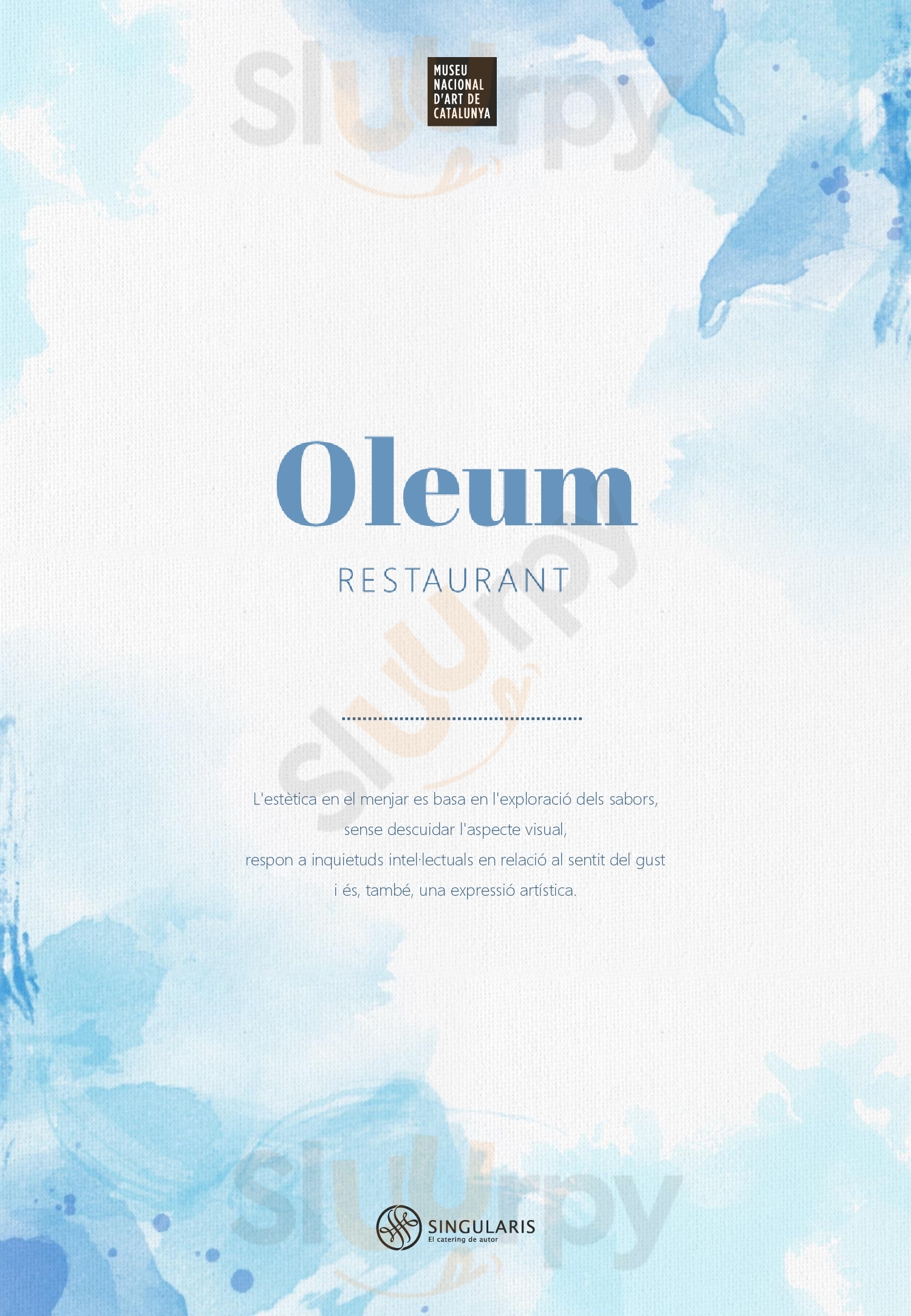 Oleum Barcelona Menu - 1